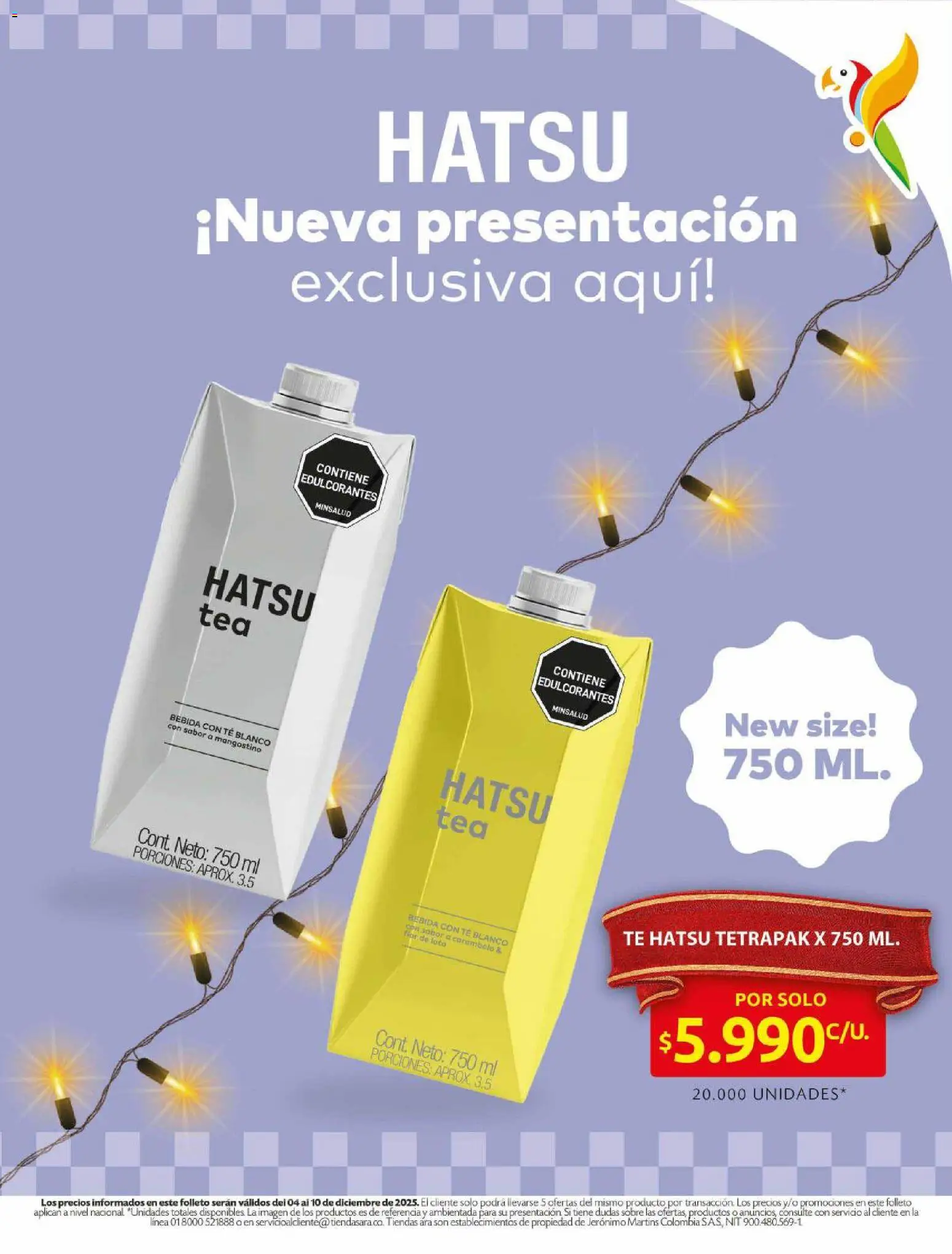 Ara revista - valida desde el 04.12.2025 | Página: 4 | Productos: Té, Sobre, Pulsera