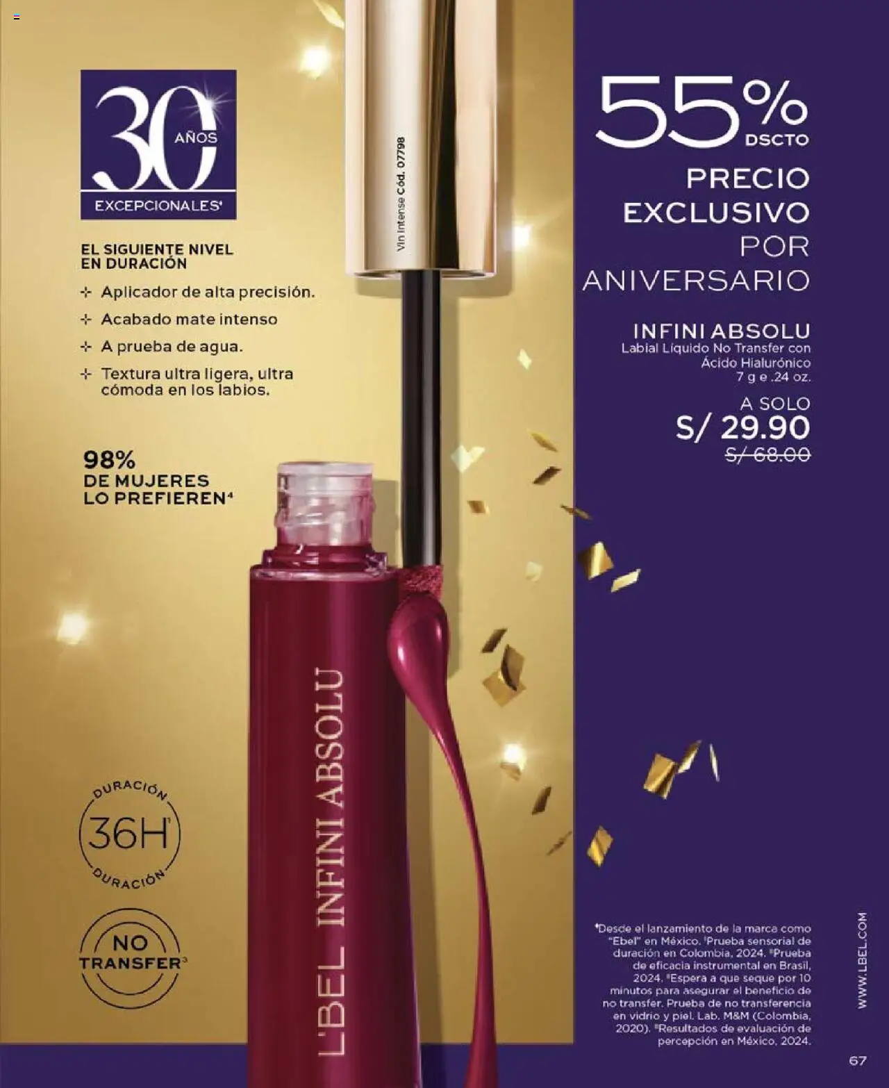 Catálogo L'Bel válido desde 29.07.2025 | Página: 67 | Productos: Cómoda