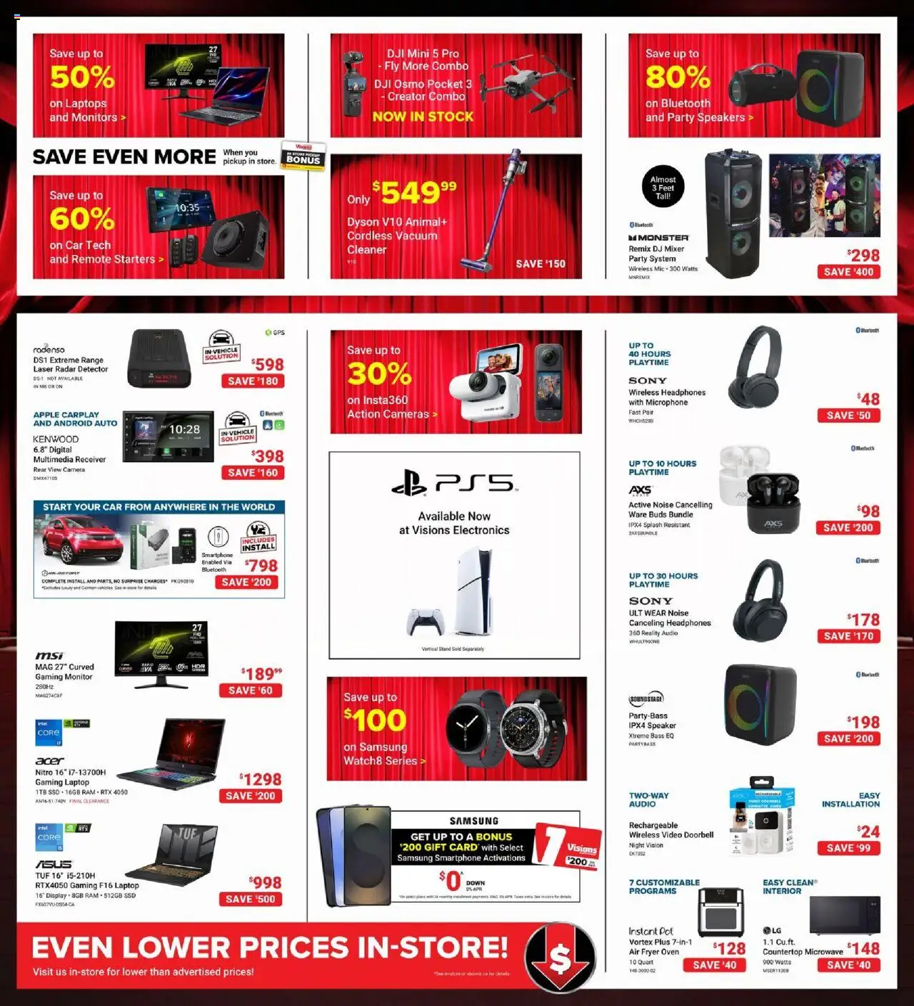 Visions flyer valid from 10.10.2025 | Page: 3 | Products: Headphones, Microphone, Speaker, Mixer