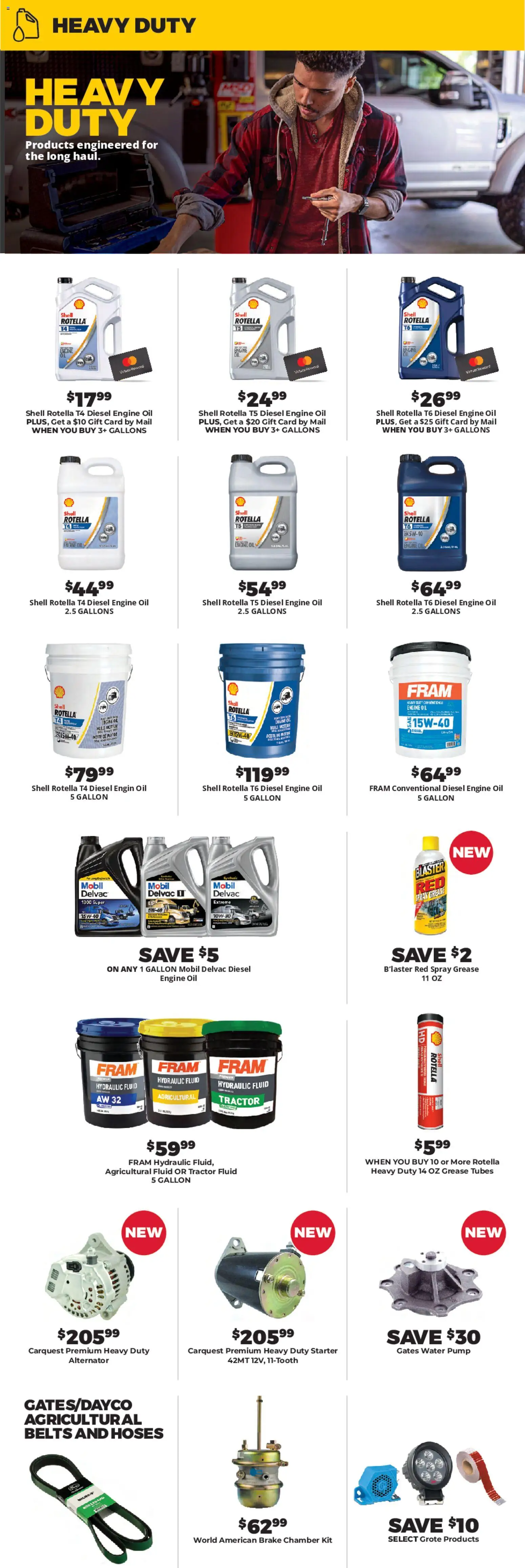 Advance Auto Parts Weekly Ad - valid from 01.02.2026 | Page: 2 | Products: Pump, Water, Starter, Alternator