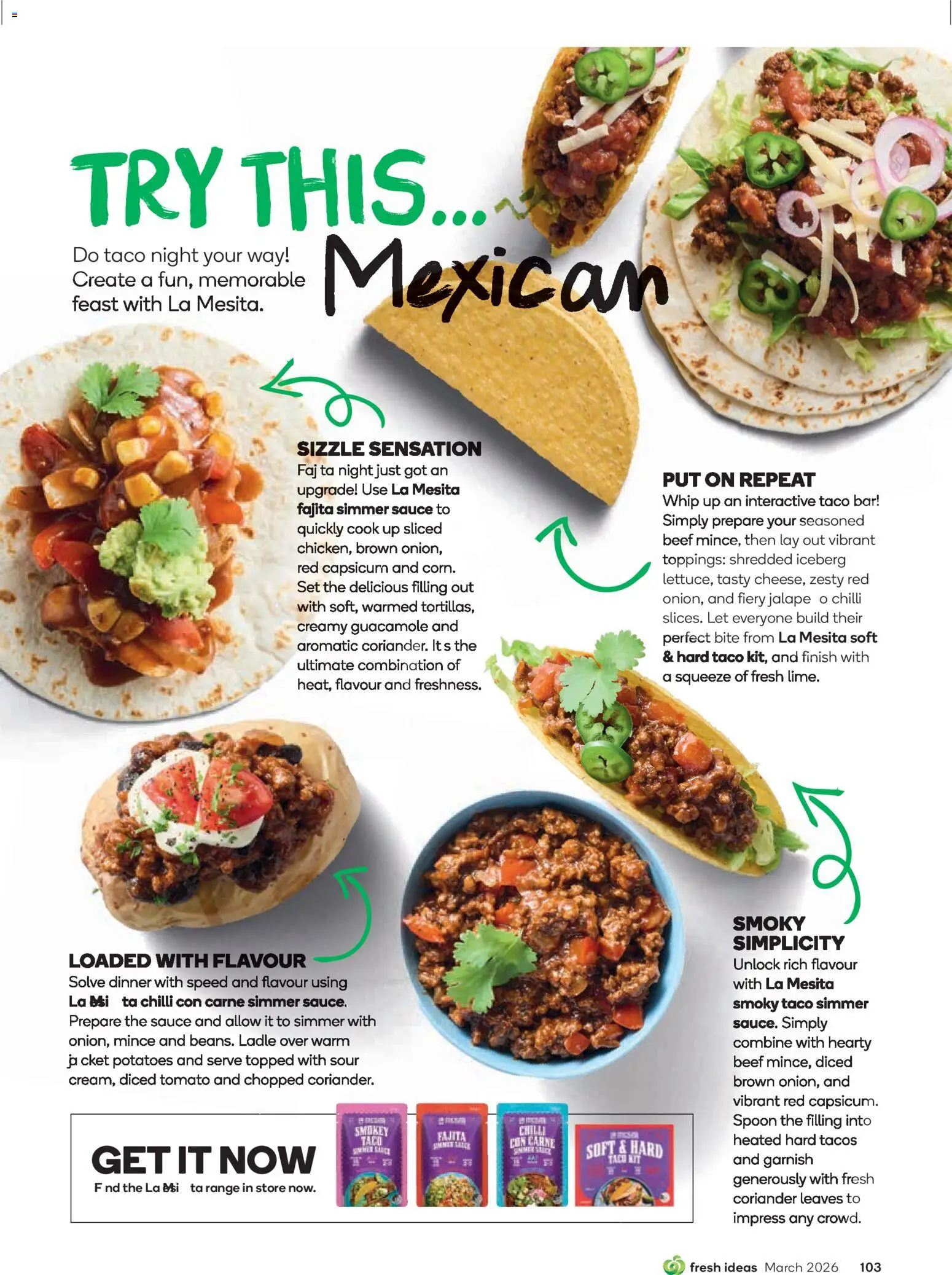 Woolworths catalogue - valid from 01.03.2026 | Page: 103 | Products: Capsicum, Beef, Potatoes, Chilli