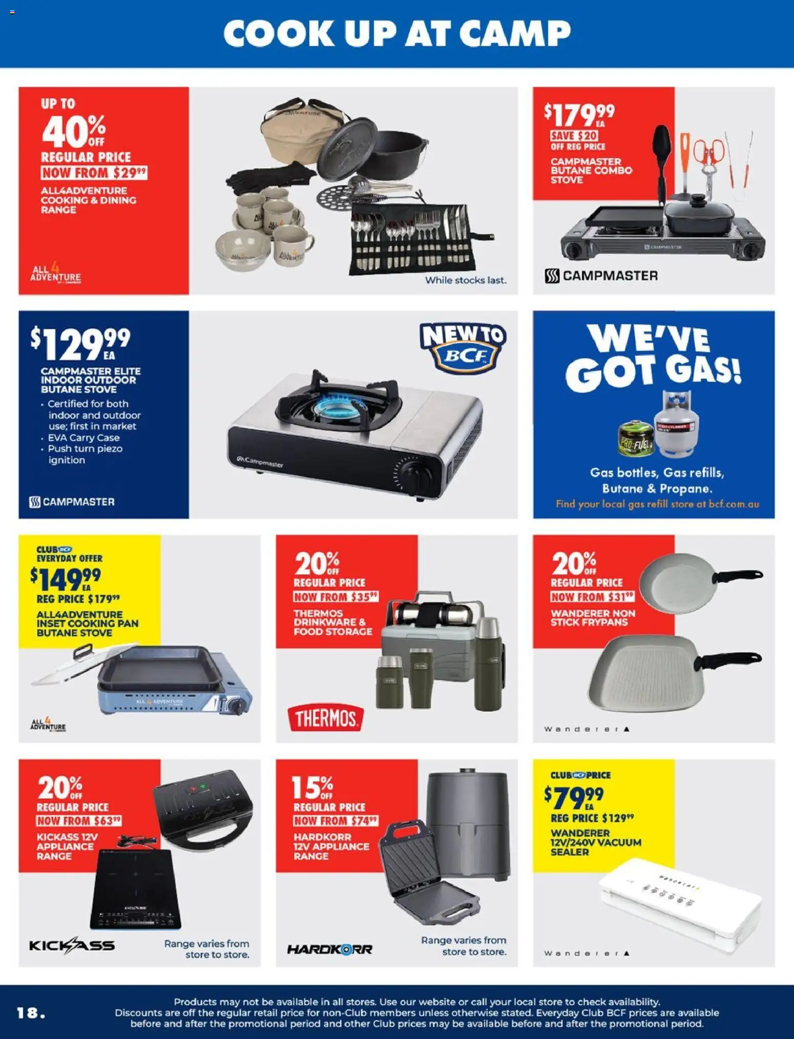 BCF catalogue - valid from 28.04.2026 | Page: 18 | Products: Food storage, Appliance, Case, Stove