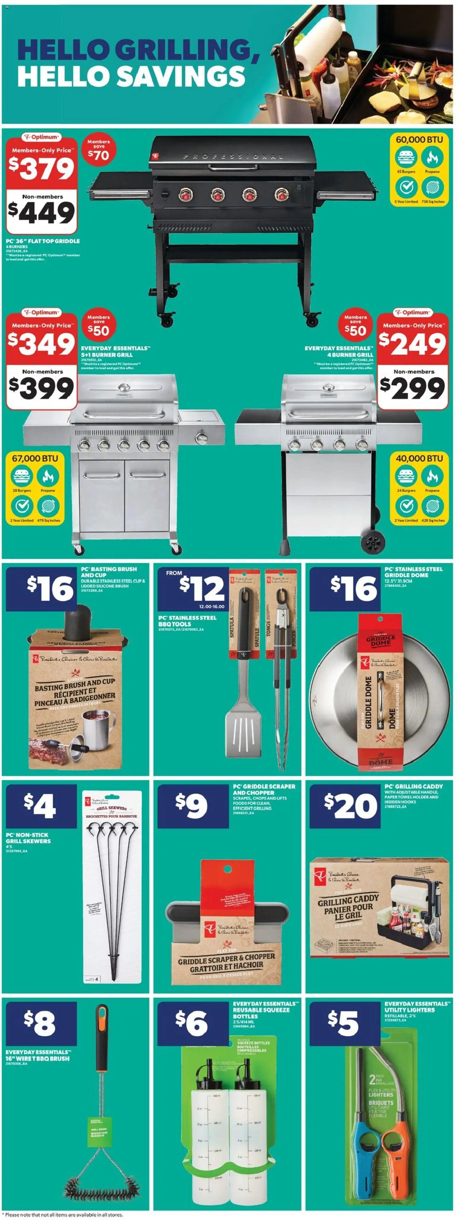 Real Canadian Superstore flyer valid from 05.03.2026 | Page: 29 | Products: PC, Grill, Brush