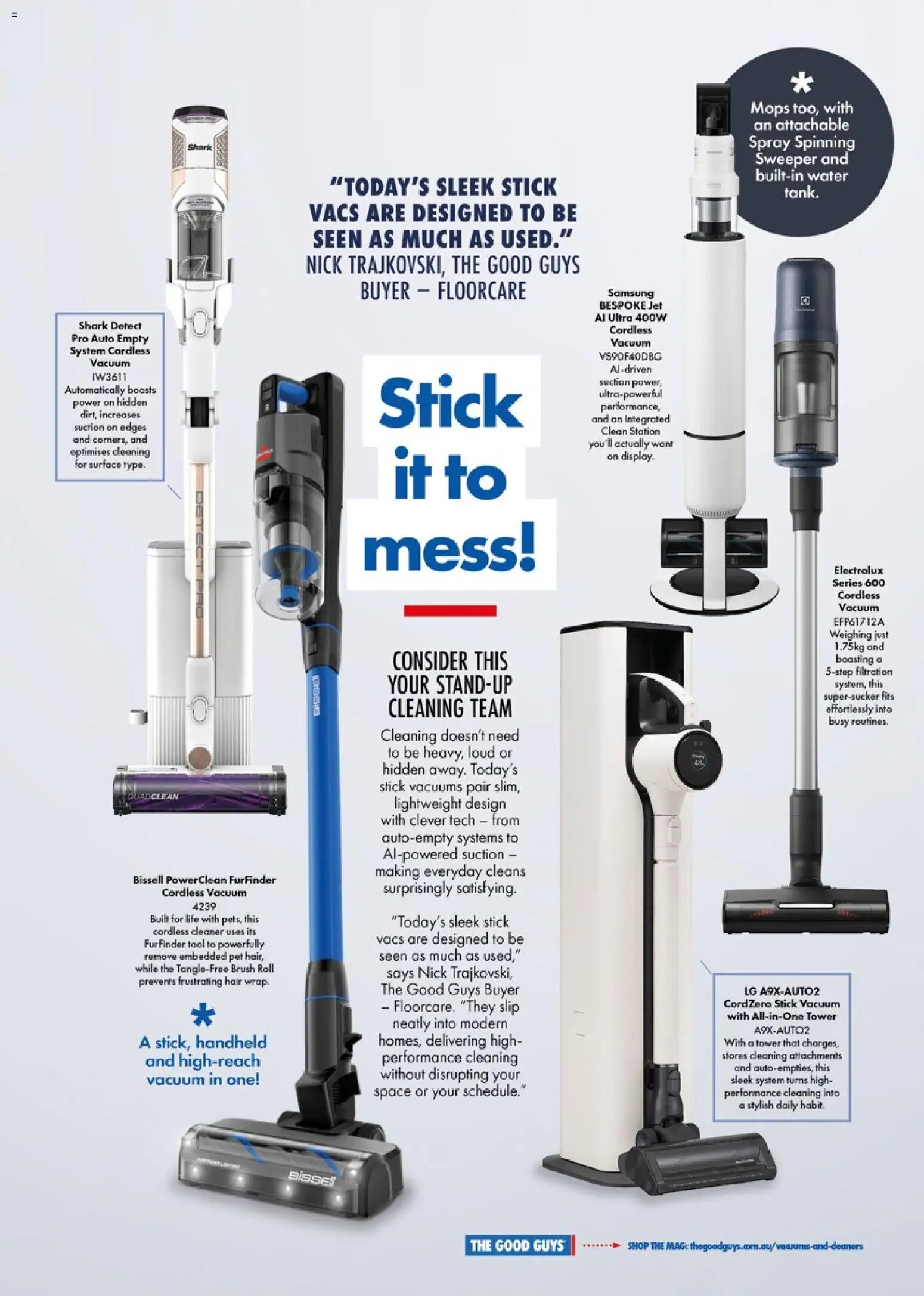 The Good Guys catalogue - valid from 18.03.2026 | Page: 6 | Products: Brush, Cleaner, Slip, Water