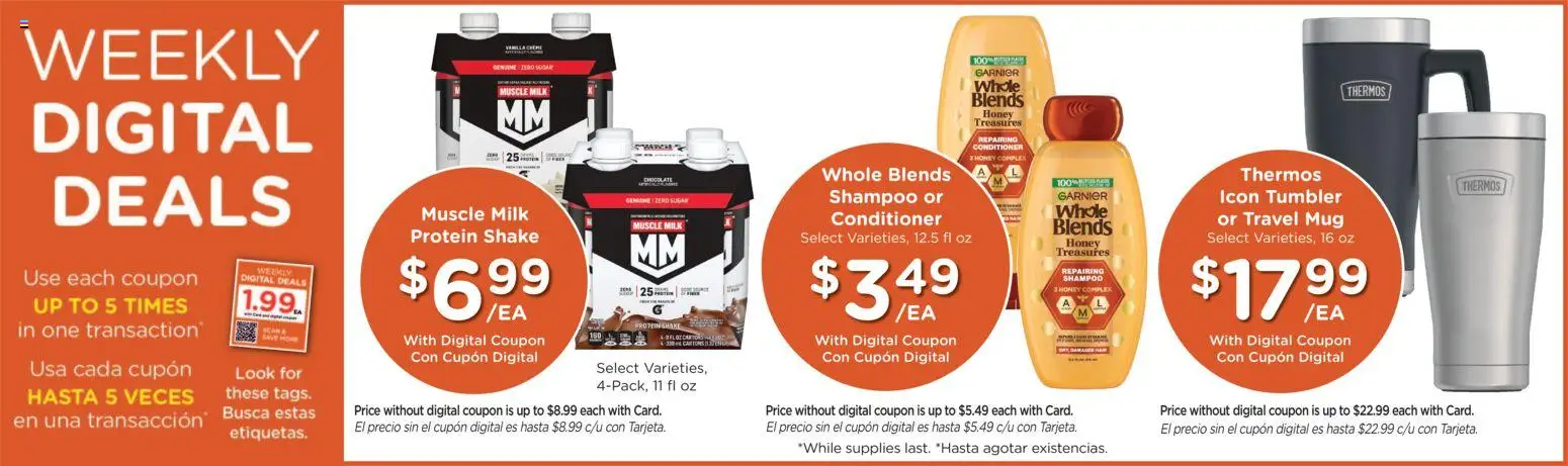 Smith's Weekly Ad - valid from 29.10.2025 | Page: 3 | Products: Shampoo, Conditioner, Milk, Chocolate