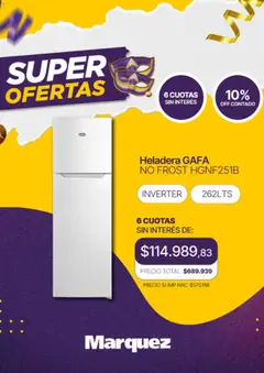 Vista previa Grupo Marquez catálogo válido desde el 03.02.2026 | Página: 6 | Productos: Heladera