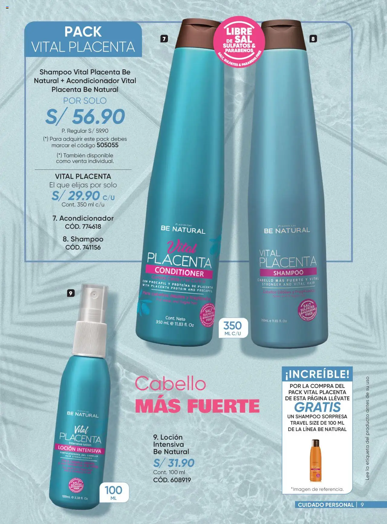 Catálogo Azzorti válido desde 18.08.2025 | Página: 9 | Productos: Shampoo, Acondicionador