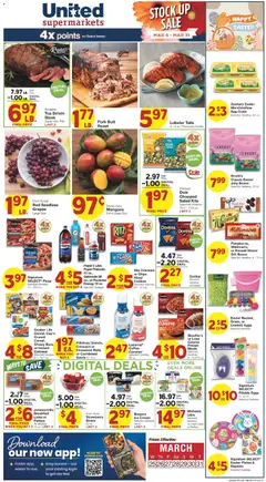 Preview of United Supermarkets weekly ads valid from 24.03.2026