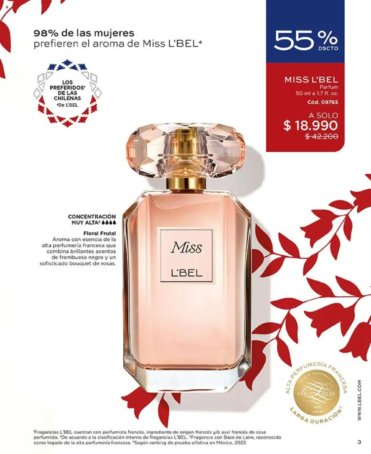 Catálogo L'Bel Campaña 14 │ válido desde el 31.08.2025 | Página: 3 | Productos: Fragancia, Base