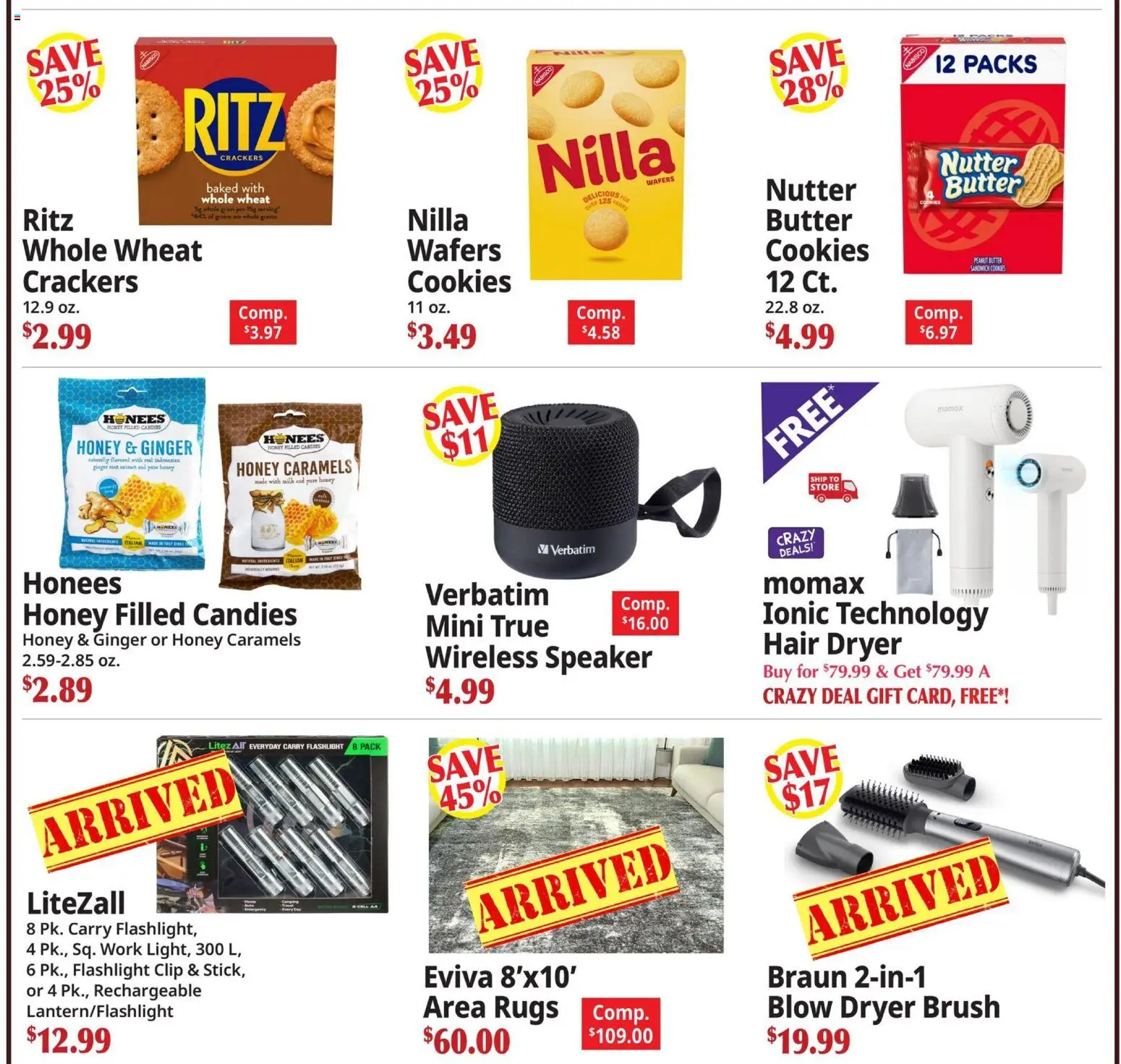 Ocean State Job Lot Weekly Ad - MA - valid from 01.01.2026 | Page: 18 | Products: Ginger, Brush, Butter, Dryer