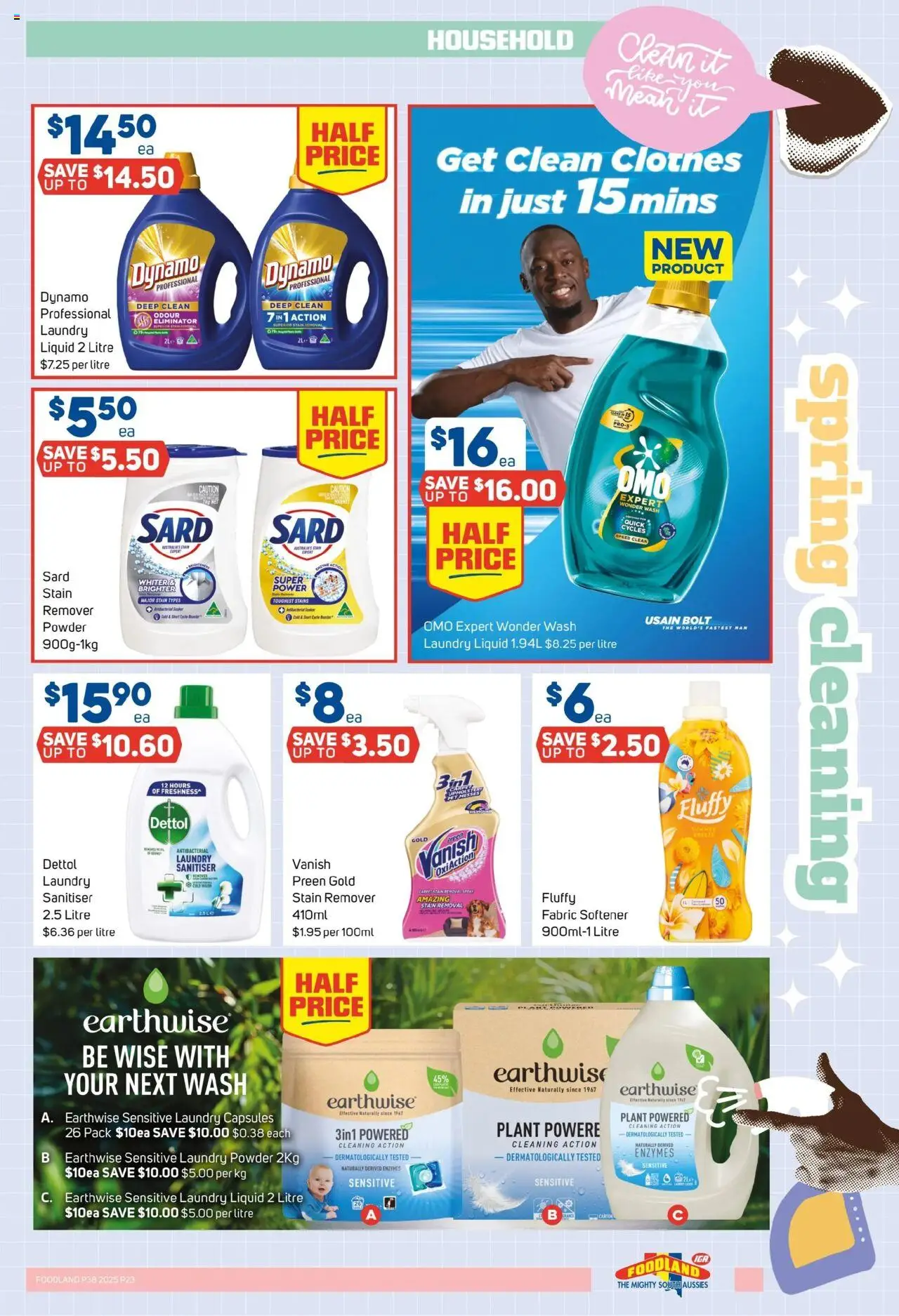 Foodland catalogue - valid from 17.09.2025 | Page: 23 | Products: Household, Powder, Plant, Fabric softener