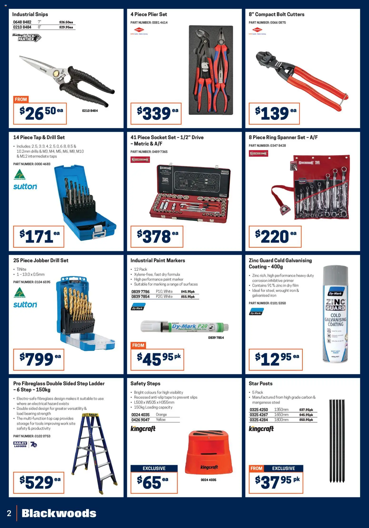 Black Woods catalogue - valid from 12.01.2026 | Page: 2 | Products: Tap, Cap, Tools, Iron