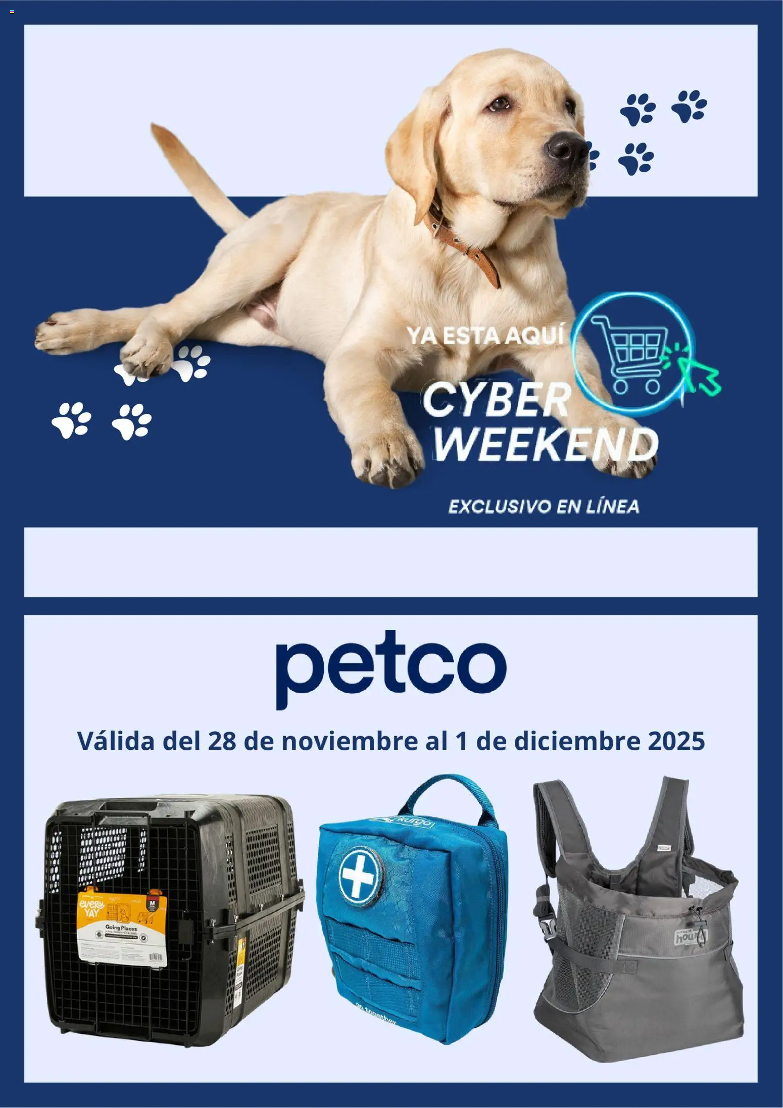 Nuevas ofertas de PetCo válidas en toda la República Mexicana desde el 28.11.2025. ¡Encuentra las mejores ofertas en PetCo Cyber Weekend! | Página: 1