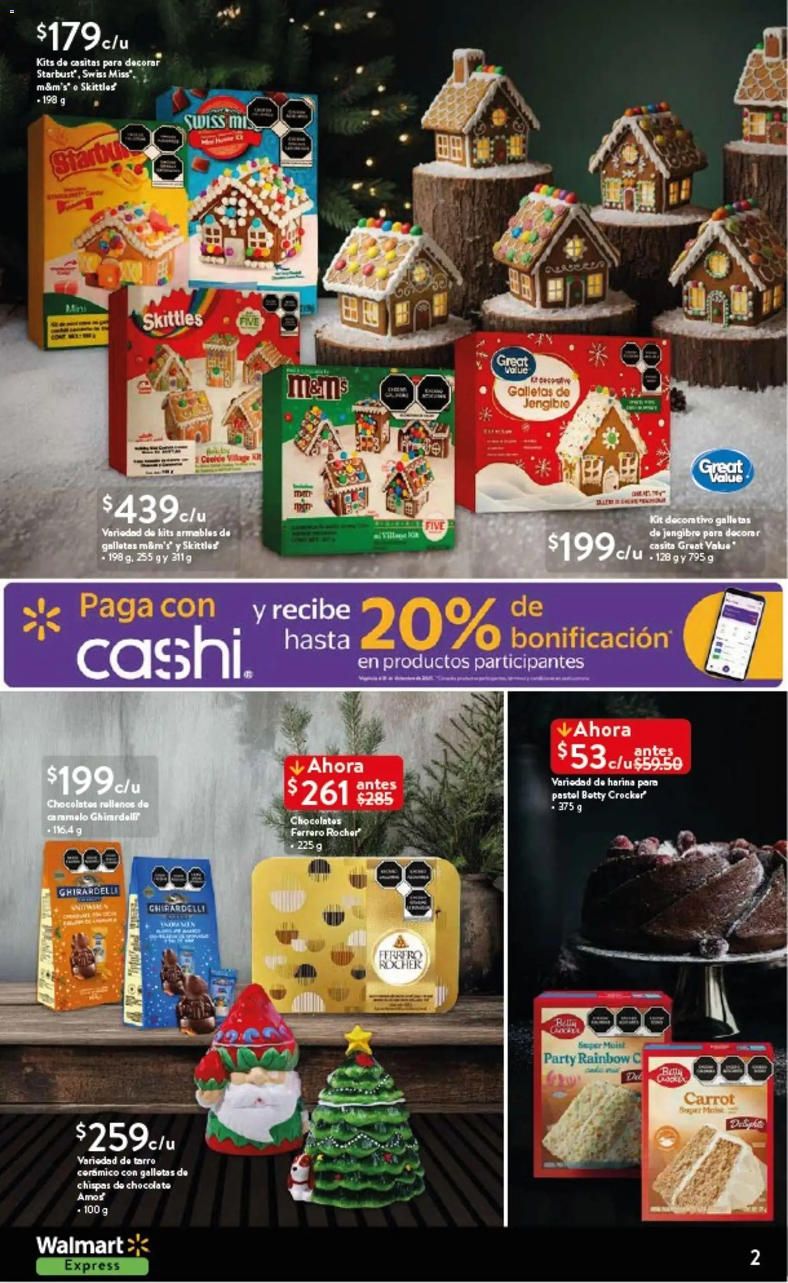 Nuevas ofertas de Walmart Express válidas en toda la República Mexicana desde el 20.11.2025. ¡Encuentra las mejores ofertas en Walmart Express folleto El lujo de compartir está en los detalles! | Página: 2