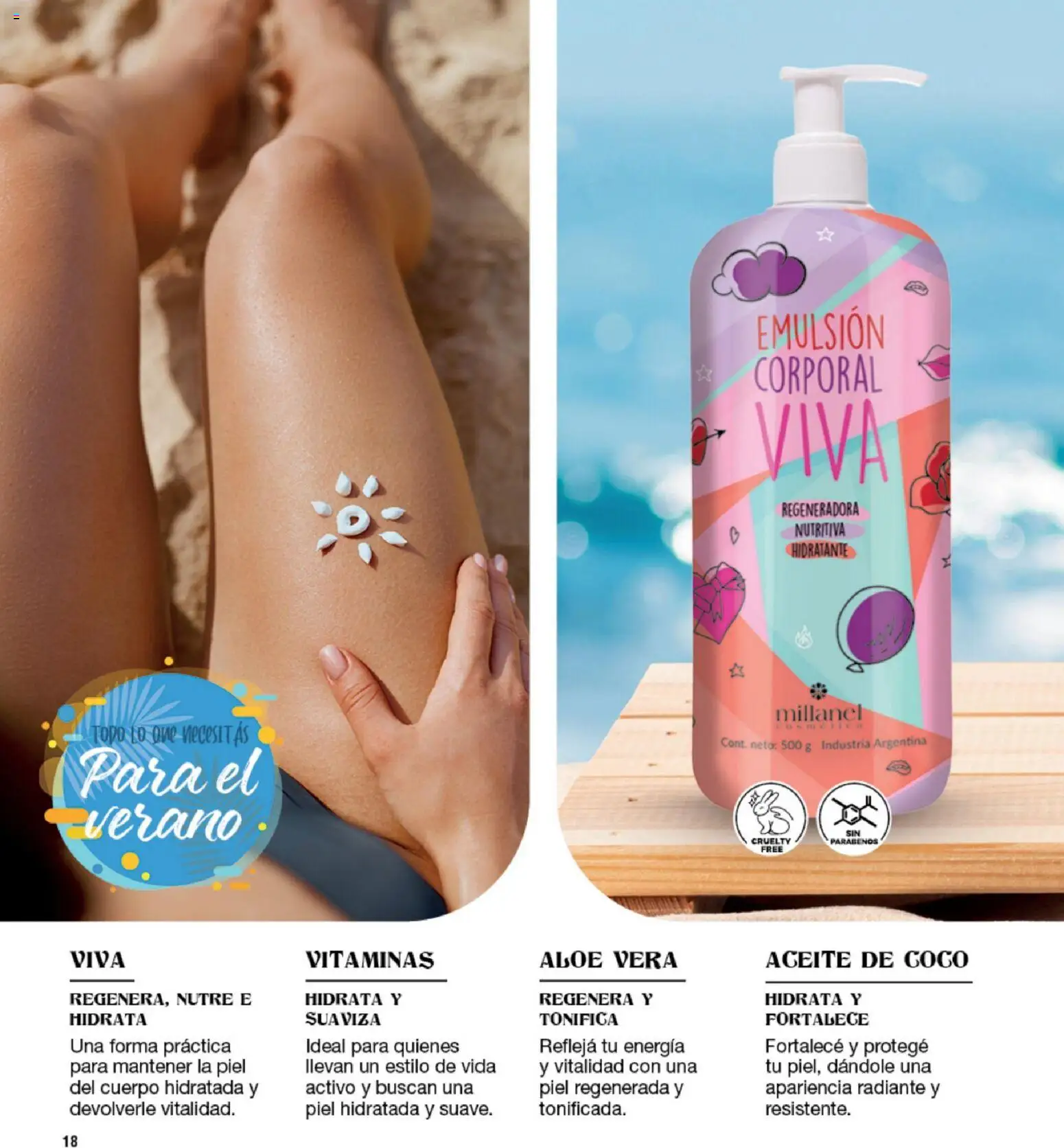 Millanel - Catálogo │ válido desde el 02.02.2026 | Página: 18 | Productos: Vitaminas, Aceite, Emulsión, Radiante