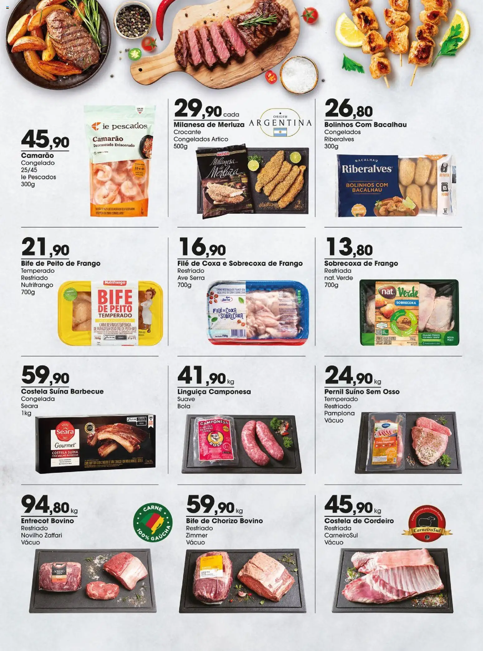 Zaffari Folheto - válido de 28.04.2026 | Página: 16 | Produtos: Bacalhau, Linguiça, Camarão, Frango