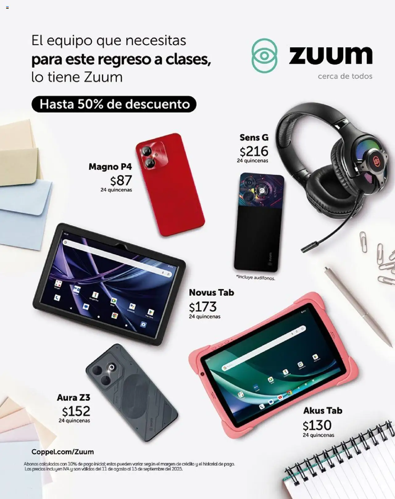 Nuevas ofertas de Coppel válidas en toda la República Mexicana desde el 11.08.2025. ¡Encuentra las mejores ofertas en Coppel - Catálogo Celulares y Computación! | Página: 14