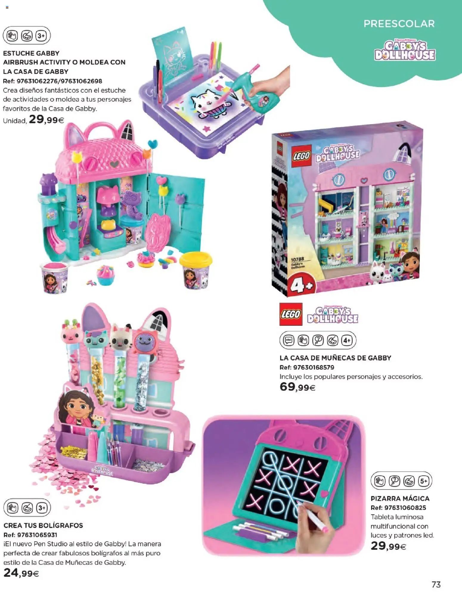 Nuevas ofertas de El Corte Inglés válidas en toda la República Mexicana desde el 27.10.2025. ¡Encuentra las mejores ofertas en El Corte Inglés catálogo Juguetes! | Página: 73 | Productos: Estuche, Tableta