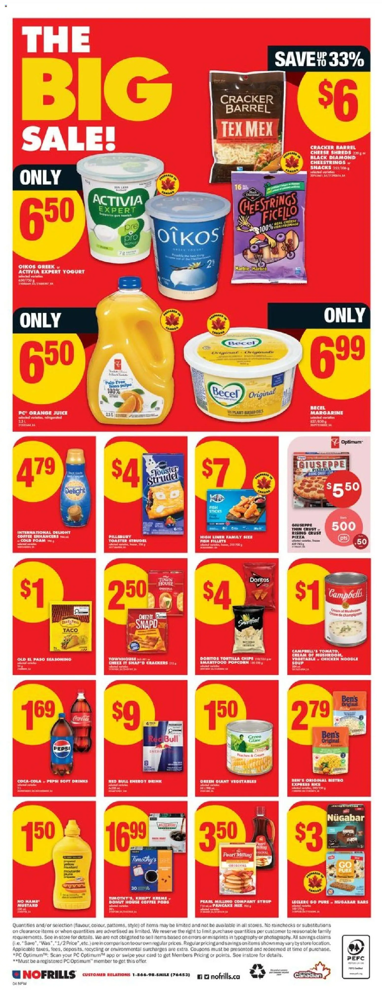 No Frills flyer valid from 12.02.2026 | Page: 5 | Products: Fish, Chips, Toaster, Coffee