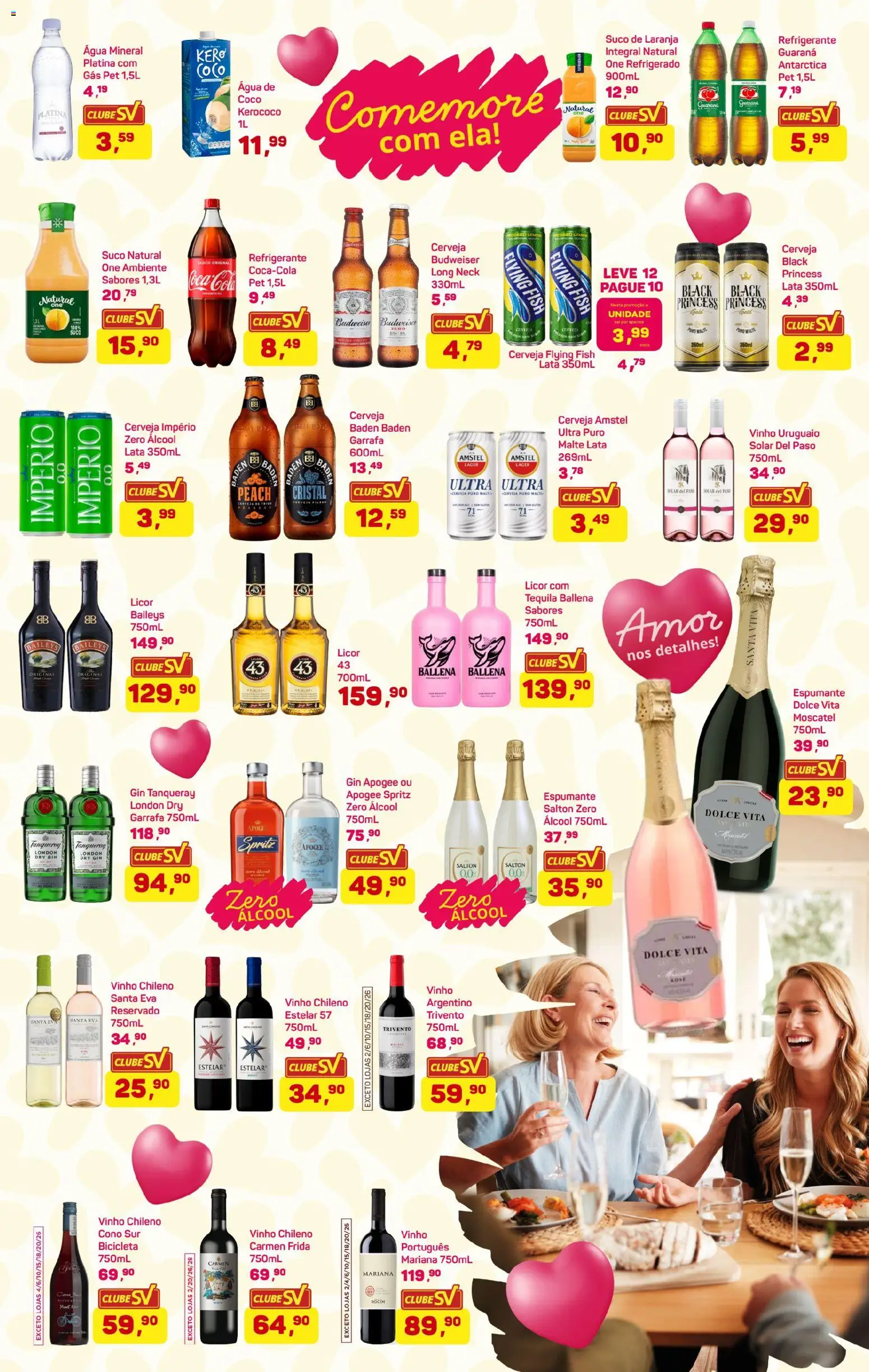 Supermercados São Vicente Folheto - válido de 29.04.2026 | Página: 3 | Produtos: Coco, Bicicleta, Suco, Cerveja