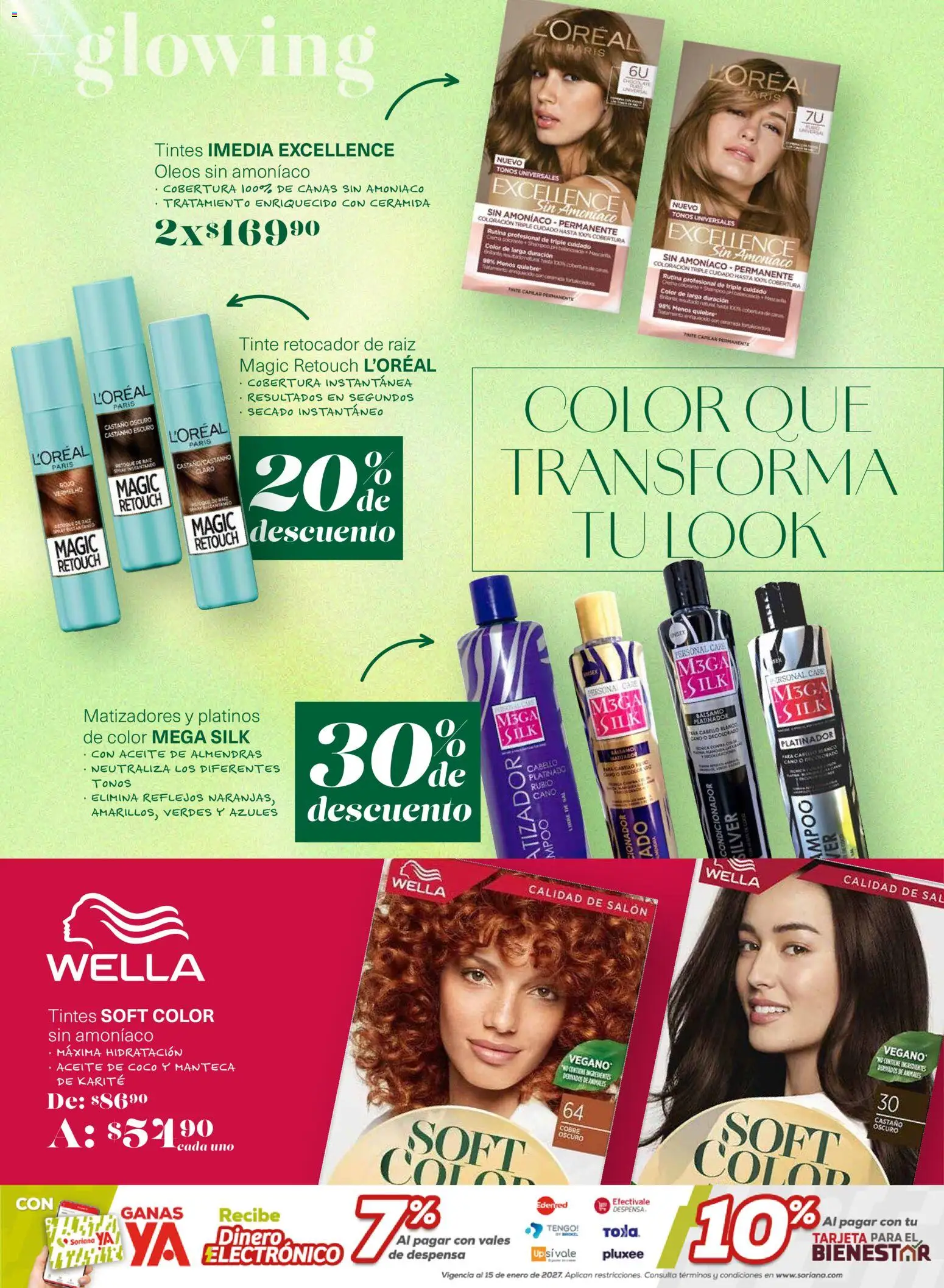 Nuevas ofertas de Soriana válidas en toda la República Mexicana desde el 12.03.2026. ¡Encuentra las mejores ofertas en Soriana Glowing Descubre tu belleza Híper Nacional! | Página: 22 | Productos: Crema, Aceite, Bálsamo, Despensa