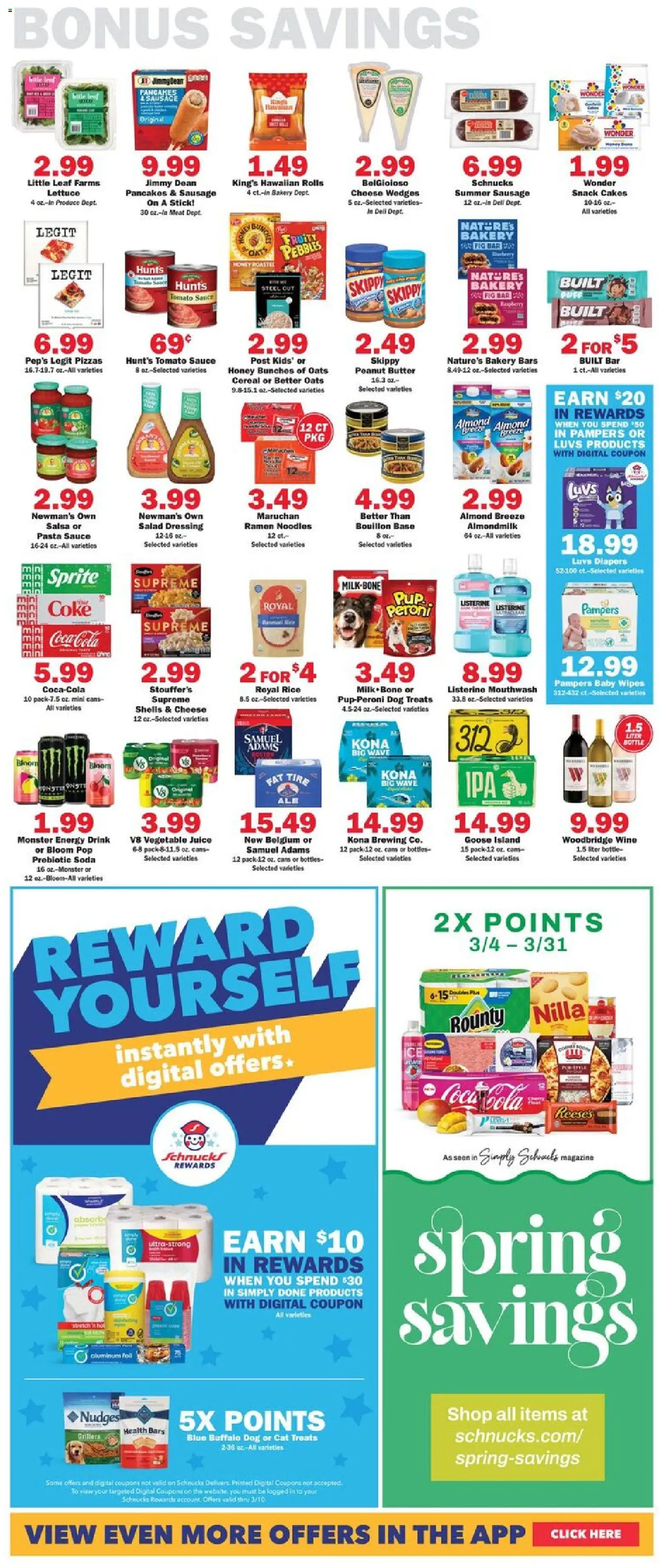 Schnucks Weekly Print Ad - IL - valid from 04.03.2026 | Page: 5 | Products: Butter, Wine, Noodles, Sauce