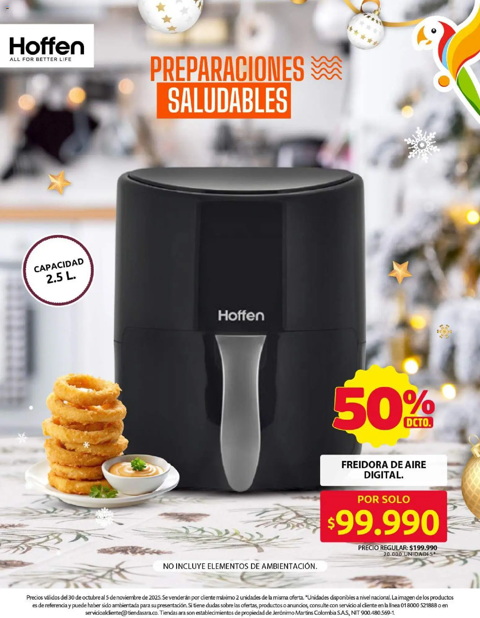 Ara revista - valida desde el 30.10.2025 | Página: 14 | Productos: Freidora de aire, Sobre, Freidora