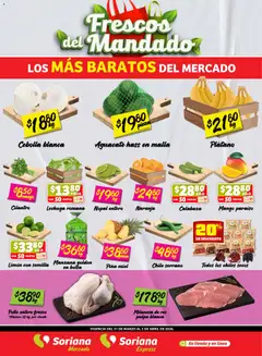 Vista previa de Soriana Frescos del Mandado Mercado: Nuevo León, nuevo folleto de la tienda, válido en México a partir del 31.03.2026