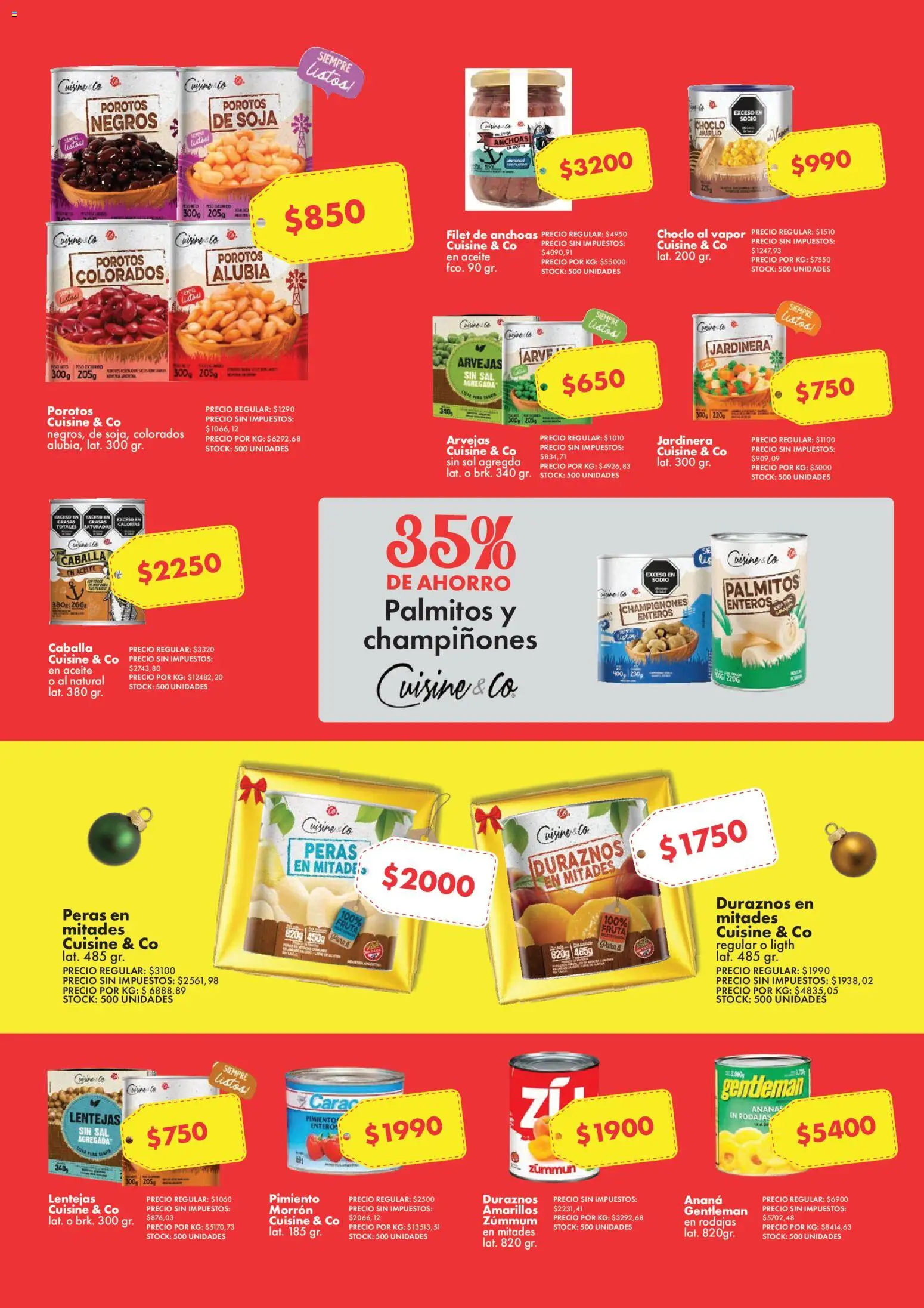 Vea - Especial Navidad  │ válido desde el 15.12.2025 | Página: 7 | Productos: Lentejas, Arvejas, Ananá, Palmitos