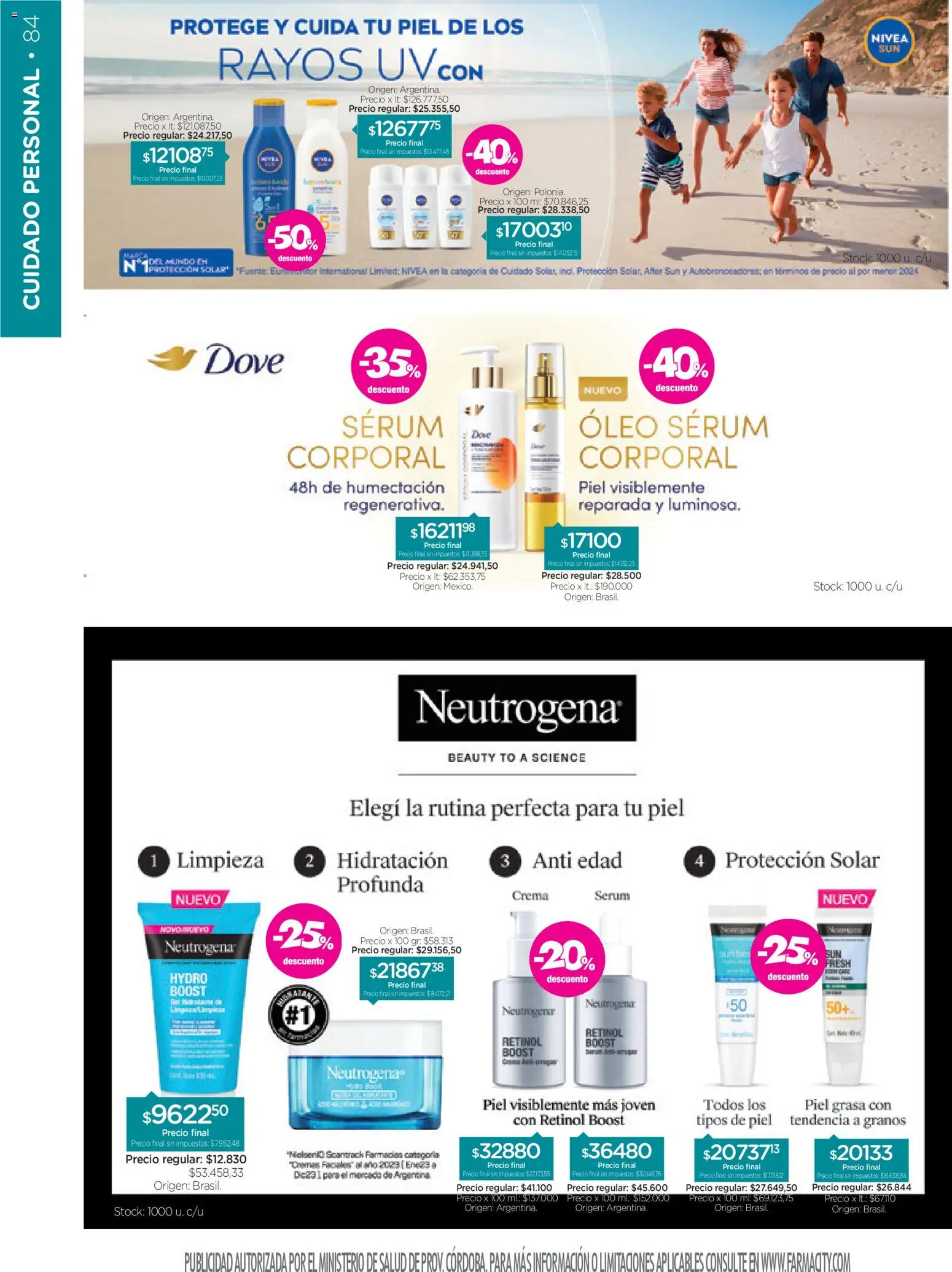 Farmacity catálogo │ válido desde el 03.03.2026 | Página: 84 | Productos: Serum, Crema