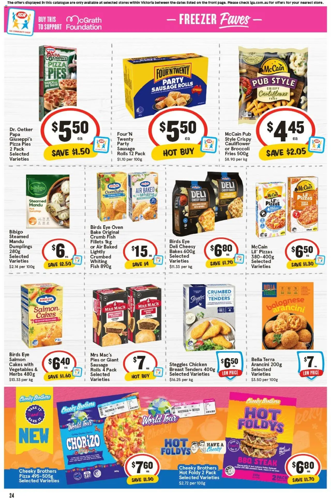 IGA catalogue - valid from 10.09.2025 | Page: 24 | Products: Vegetables, Cauliflower, Foundation, Freezer