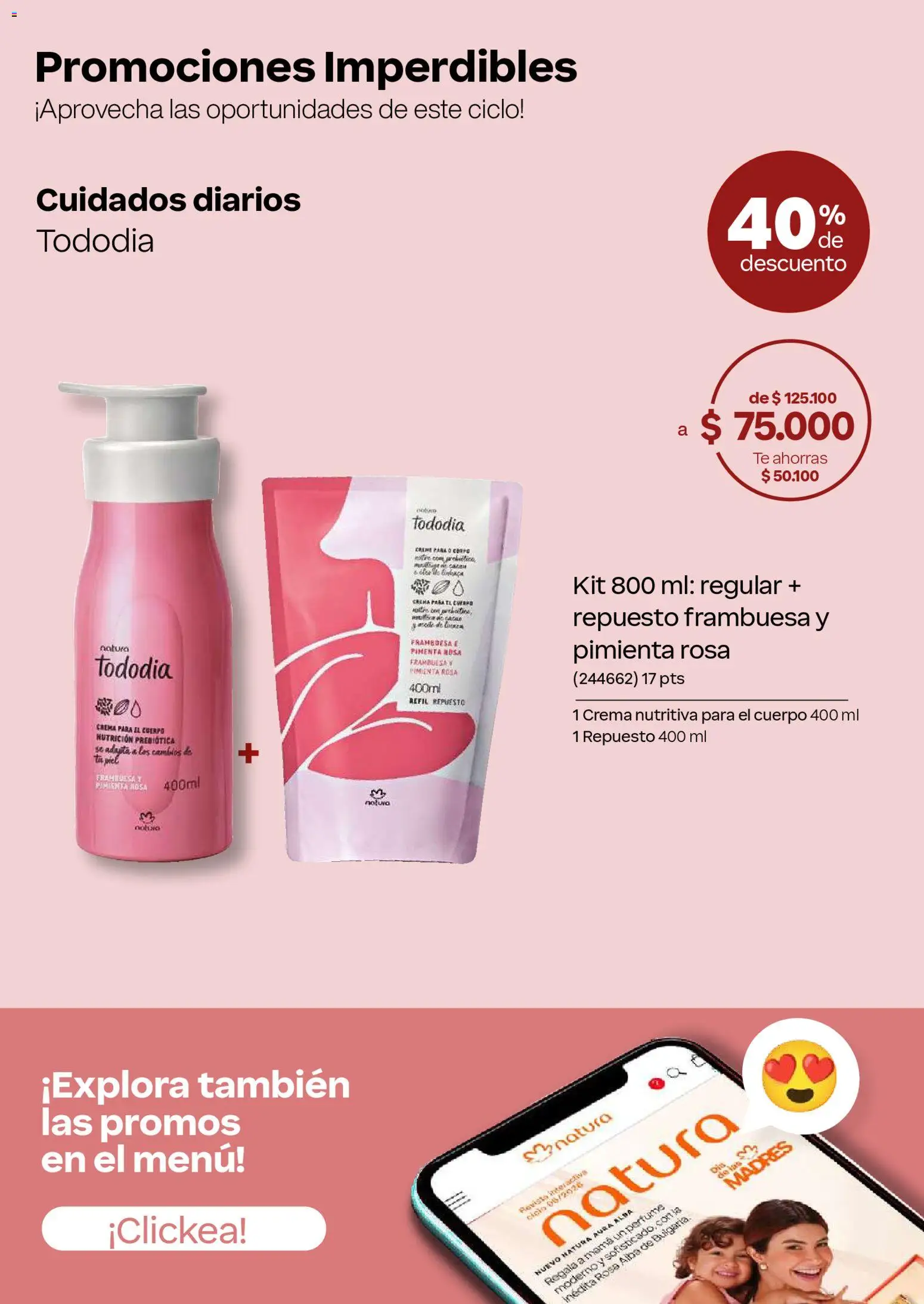 Natura catálogo _ ciclo 06 desde el 01/03/2026 > Promociones | Colombia