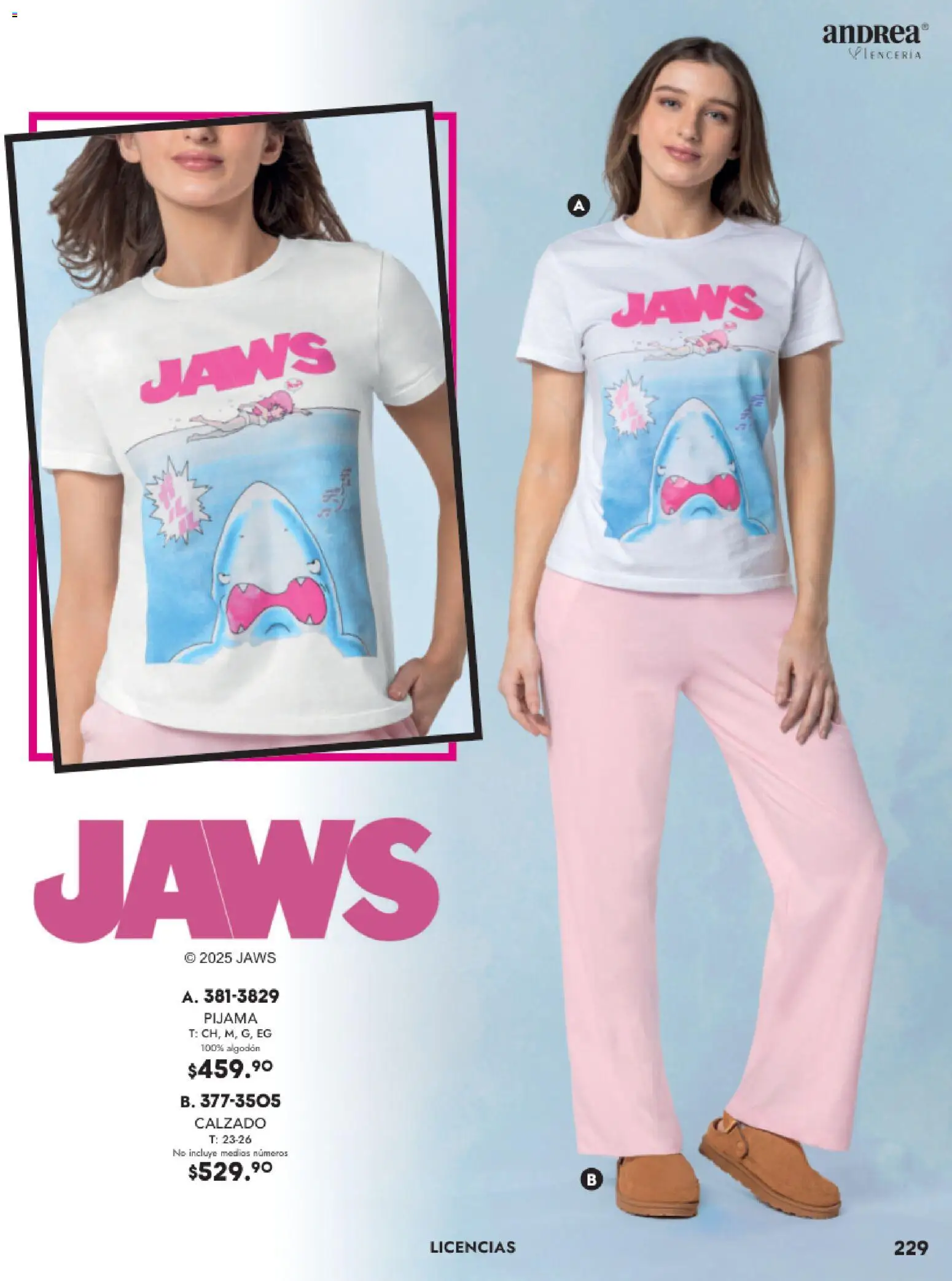 Nuevas ofertas de Andrea válidas en toda la República Mexicana desde el 26.11.2025. ¡Encuentra las mejores ofertas en Andrea catálogo Lancería, Vestir Interior otoño 2025! | Página: 65 | Productos: Pijama, Algodón
