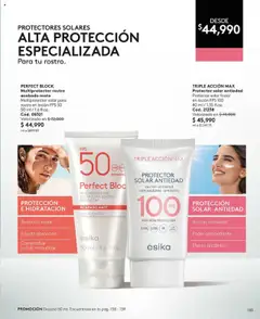 Ésika - Catálogo -  Vista previa de la revista de la tienda Ésika valido desde el 05.09.2025 | Página: 103 | Productos: Loción, Maquillaje, Uva, Protector solar