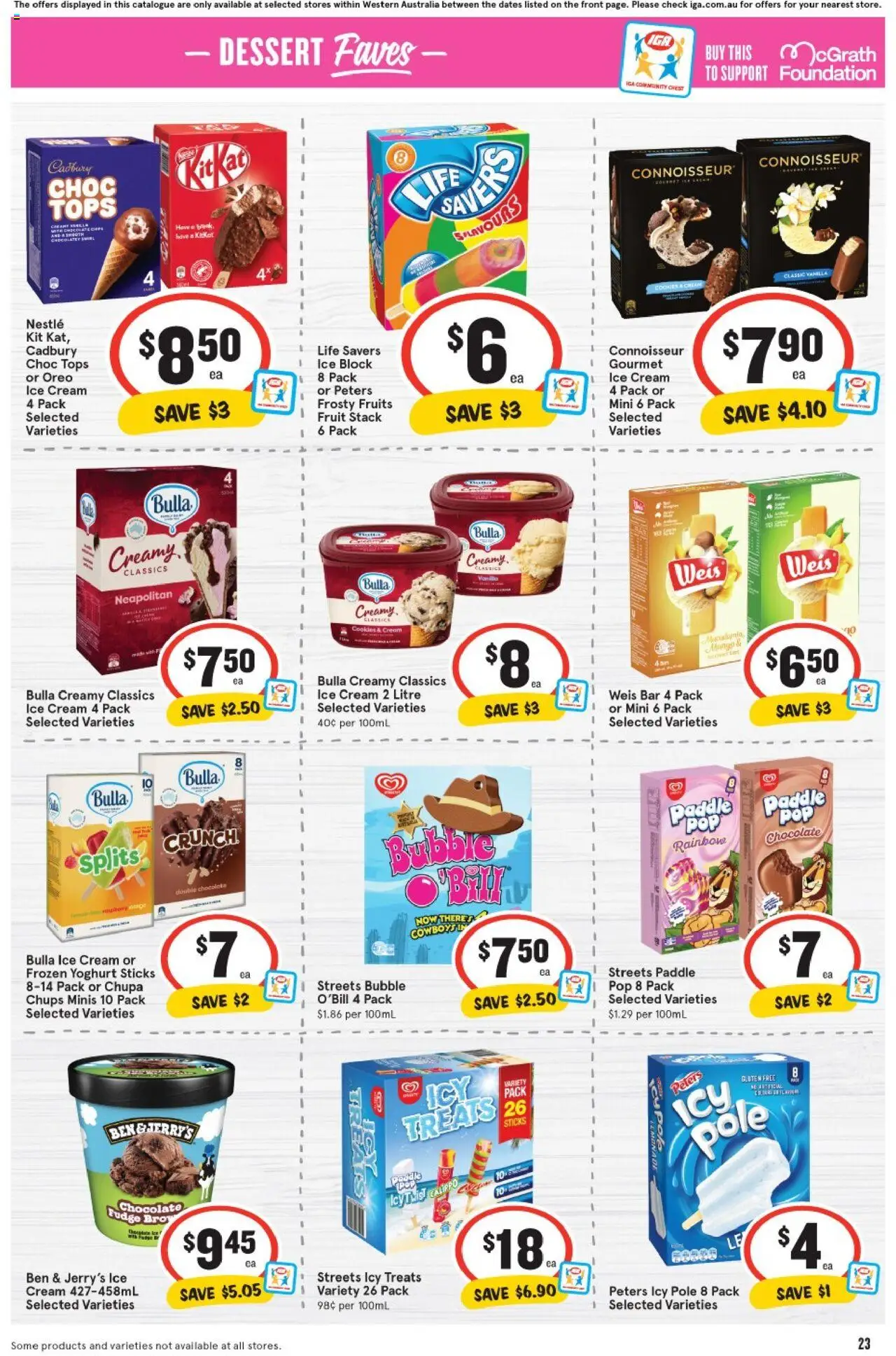 IGA catalogue - valid from 10.09.2025 | Page: 24 | Products: Chocolate, Ice cream, Fruits, Foundation