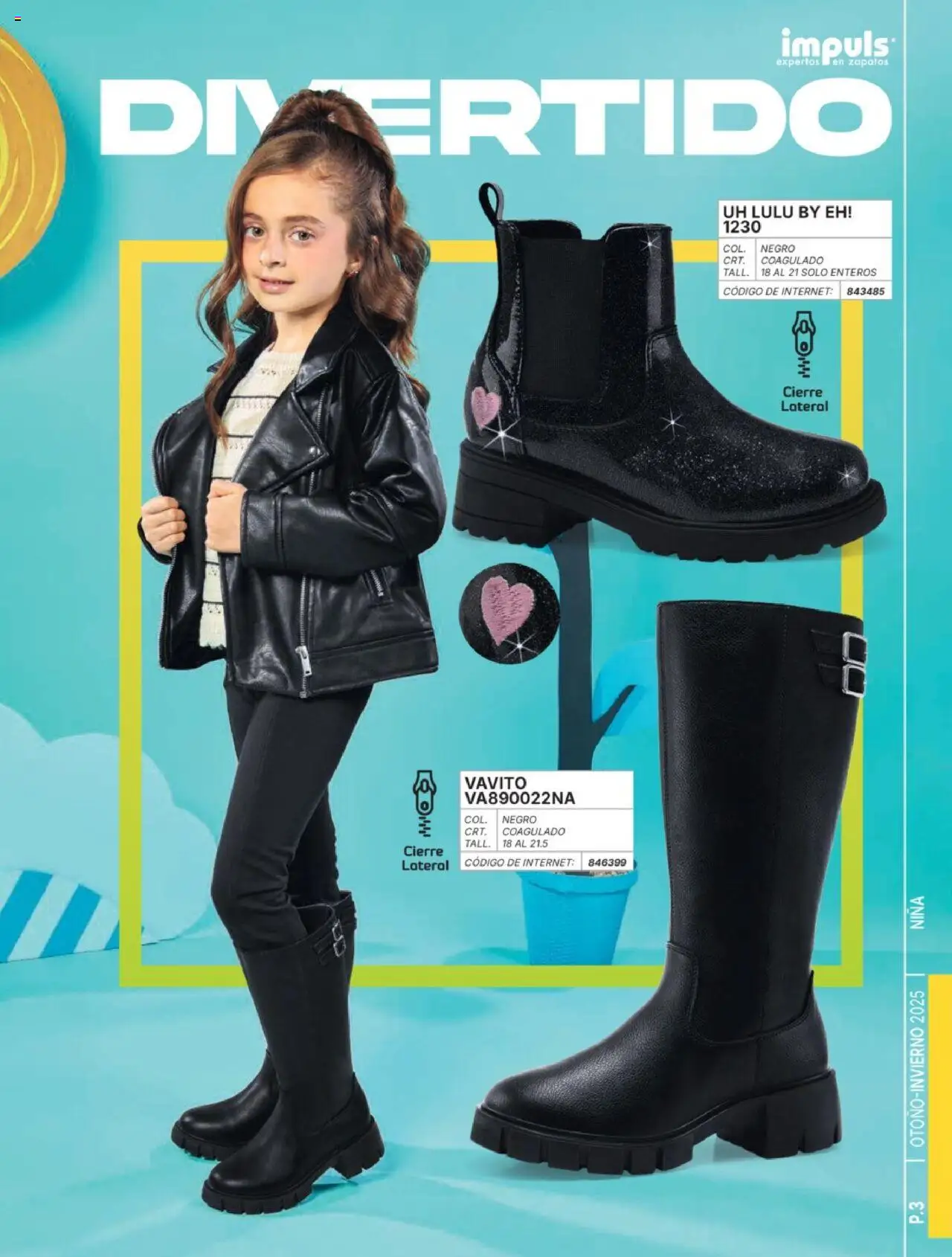 Nuevas ofertas de Impuls válidas en toda la República Mexicana desde el 07.07.2025. ¡Encuentra las mejores ofertas en Impuls catálogo Niña Otoño-Invierno 2025! | Página: 5 | Productos: Zapatos