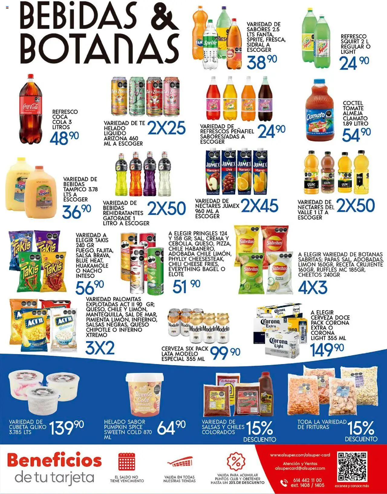 Nuevas ofertas de Alsuper válidas en toda la República Mexicana desde el 17.10.2025. ¡Encuentra las mejores ofertas en Alsuper folleto Zacatecas! | Página: 7 | Productos: Refresco, Crema, Pimienta, Mango