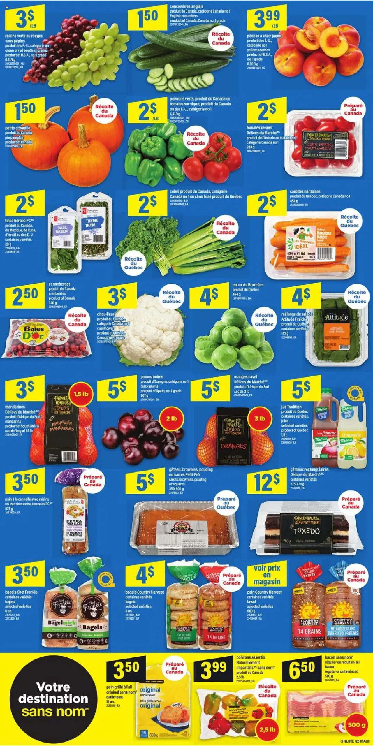 Maxi flyer valid from 02.10.2025 | Page: 5 | Products: Chair, Pumpkin, Juice, Oranges
