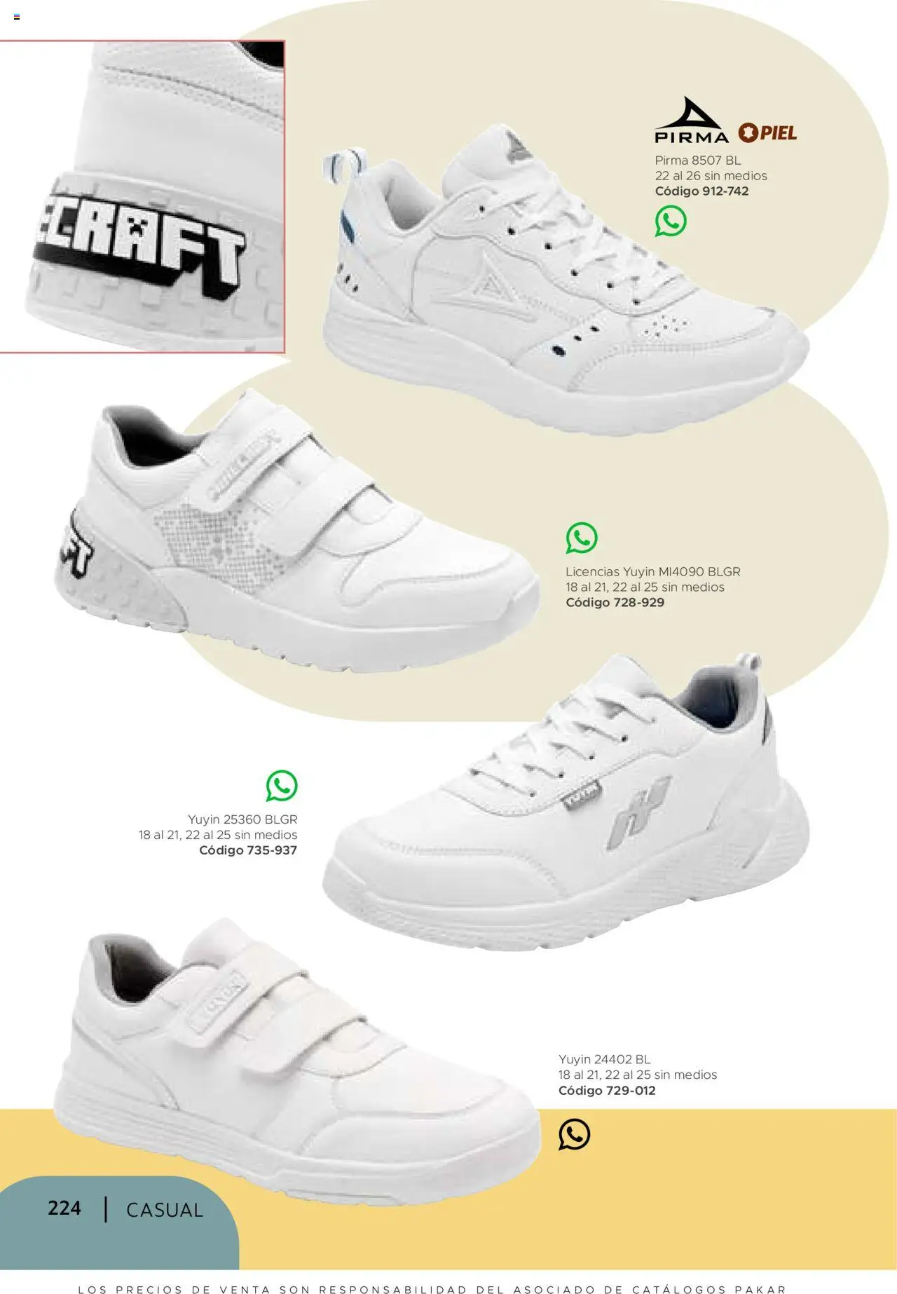 Nuevas ofertas de SC Pakar válidas en toda la República Mexicana desde el 24.07.2025. ¡Encuentra las mejores ofertas en SC Pakar - Catálogo Casual otoño / invierno! | Página: 224