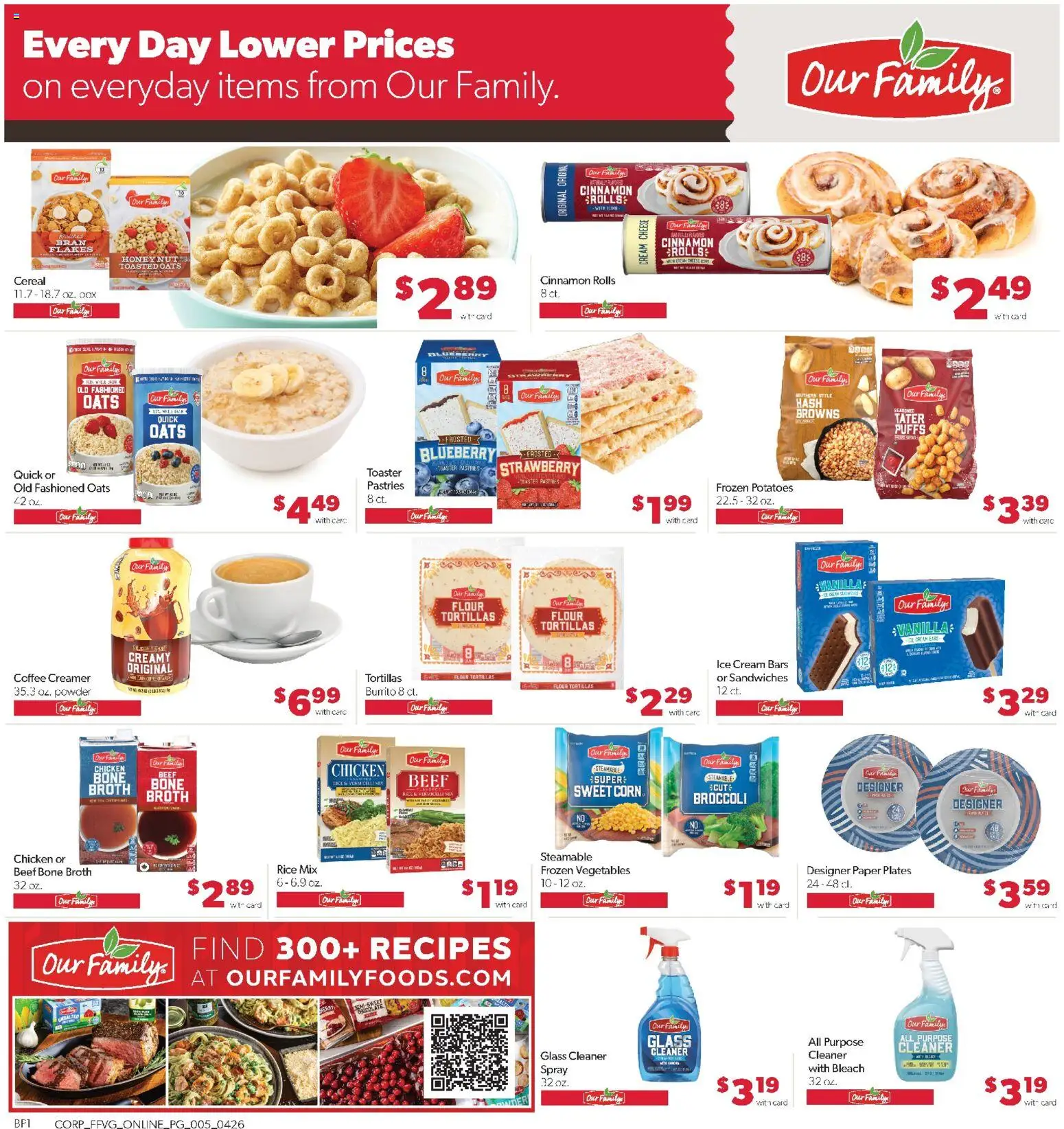 Family Fare Weekly Ad - valid from 26.04.2026 | Page: 10 | Products: Toaster, Broccoli, Cream, Ice cream