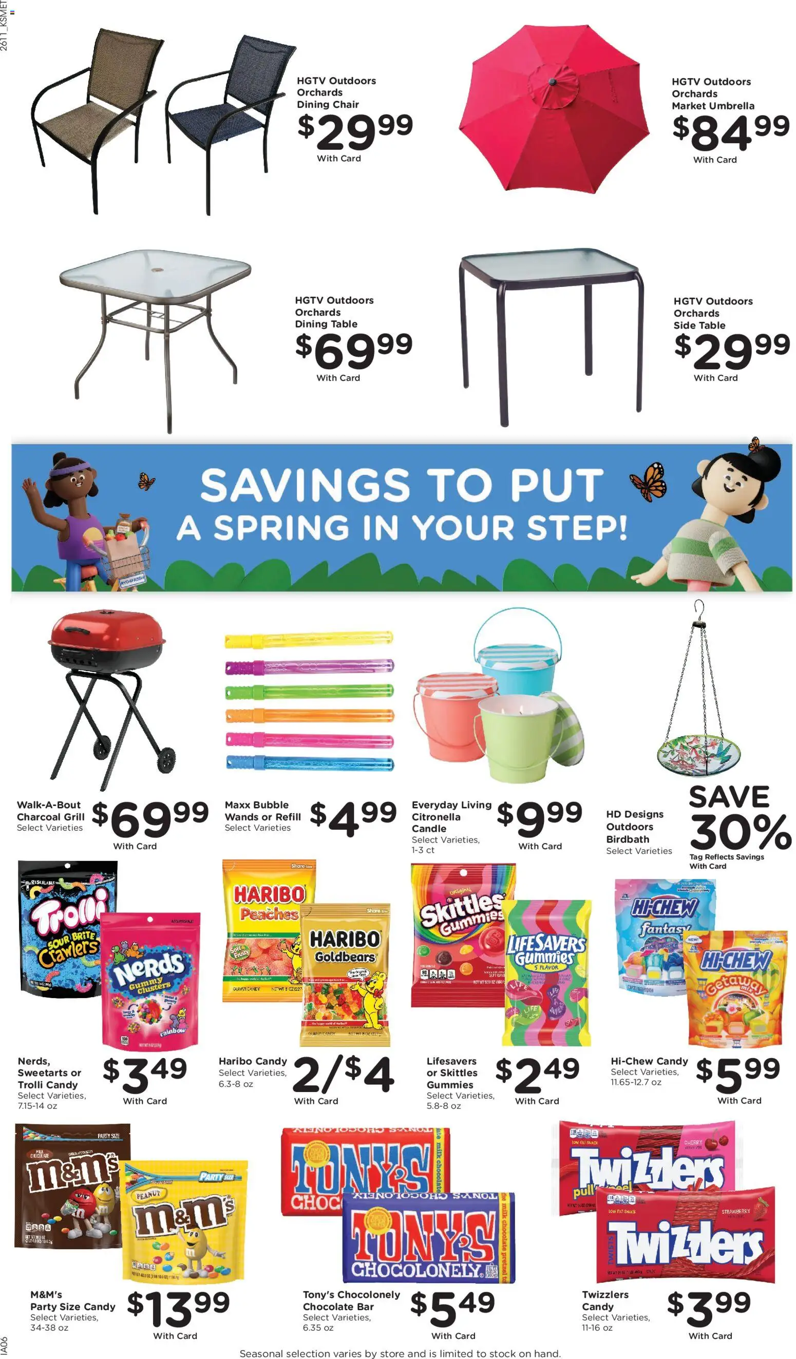 King Soopers Weekly Ad - valid from 15.04.2026 | Page: 7 | Products: Peaches, Chair, Chocolate, Umbrella