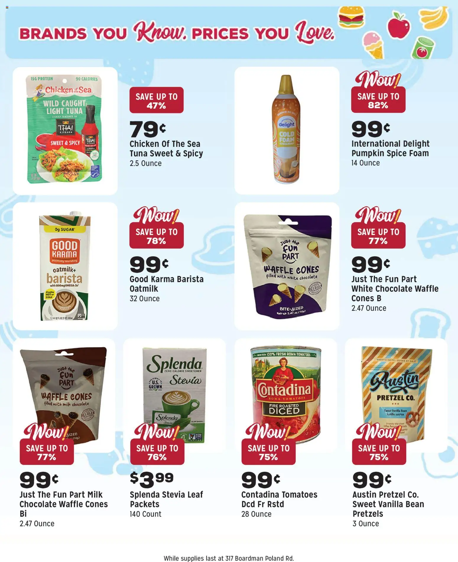 Grocery Outlet Weekly Ad - OH - valid from 11.02.2026 | Page: 10 | Products: Milk, Sugar, Pumpkin, 2人掛けソファ
