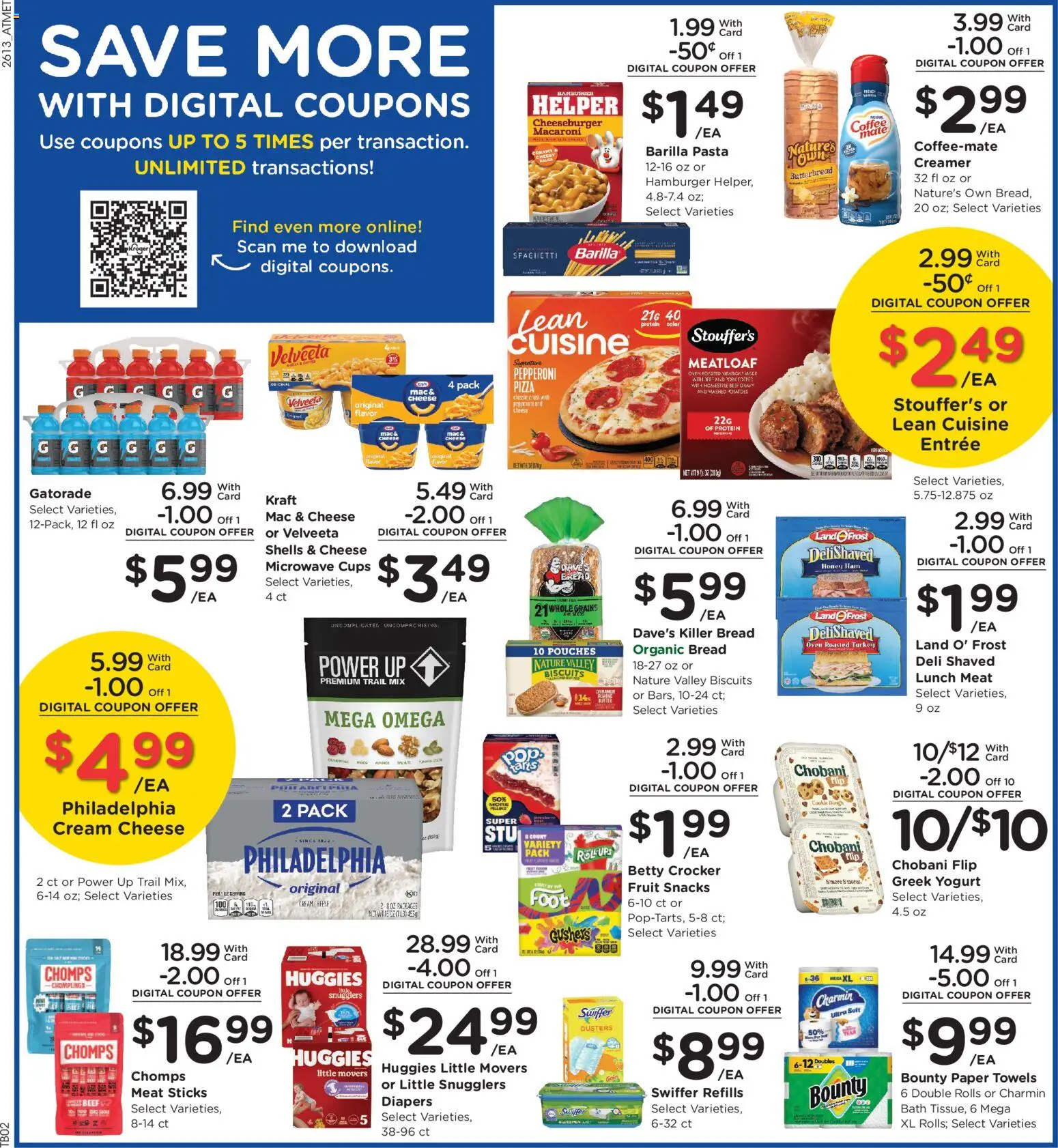 Kroger Weekly Ad - valid from 29.04.2026 | Page: 5 | Products: Yogurt, Pizza, Cream, Potatoes