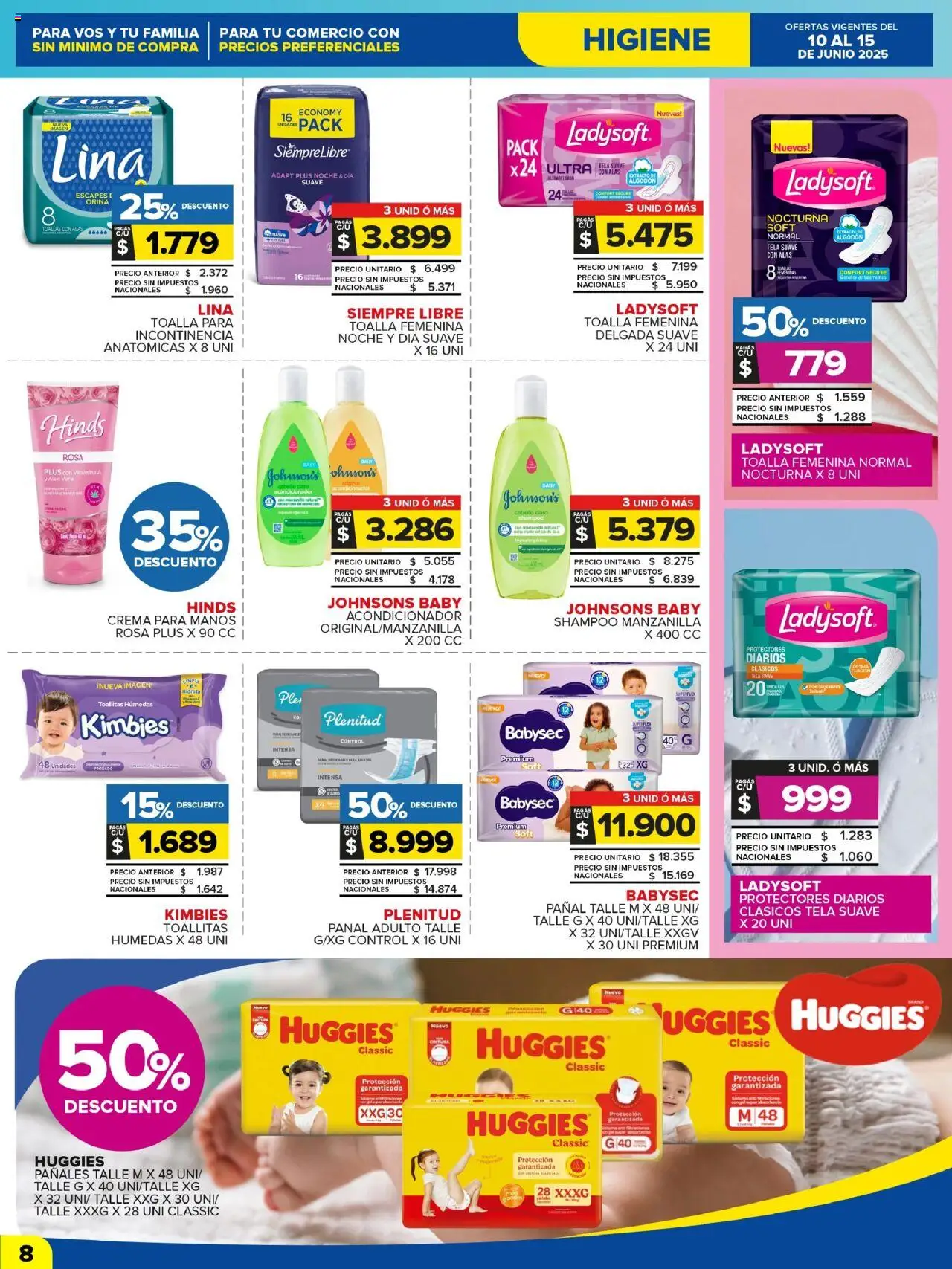 Carrefour Maxi catálogo │ válido desde el 10.06.2025 | Página: 7 | Productos: Algodón, Acondicionador, Huevo, Pañales