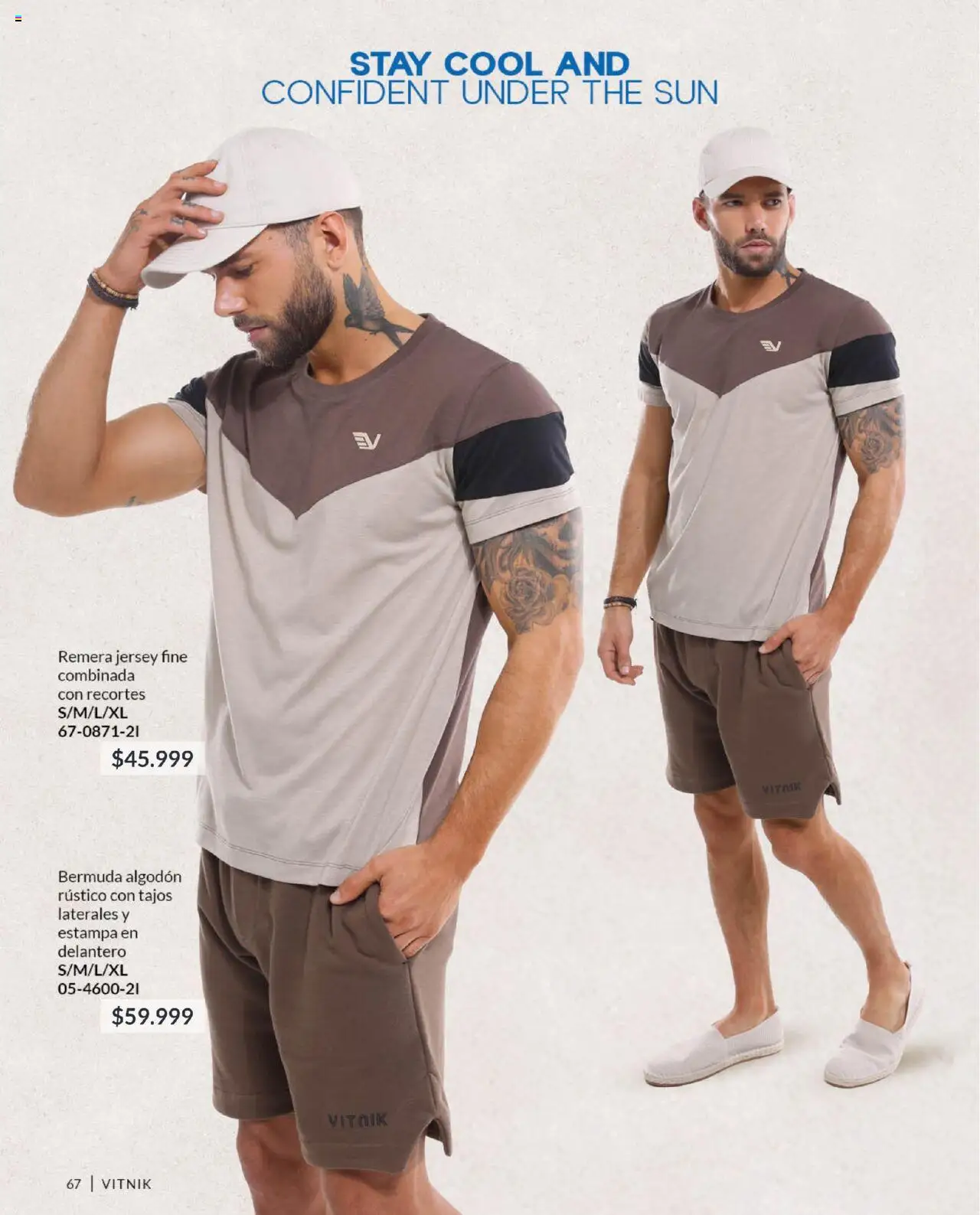 Vitnik - Catálogo Hombre │ válido desde el 07.10.2025 | Página: 67 | Productos: Remera, Algodón, Bermuda