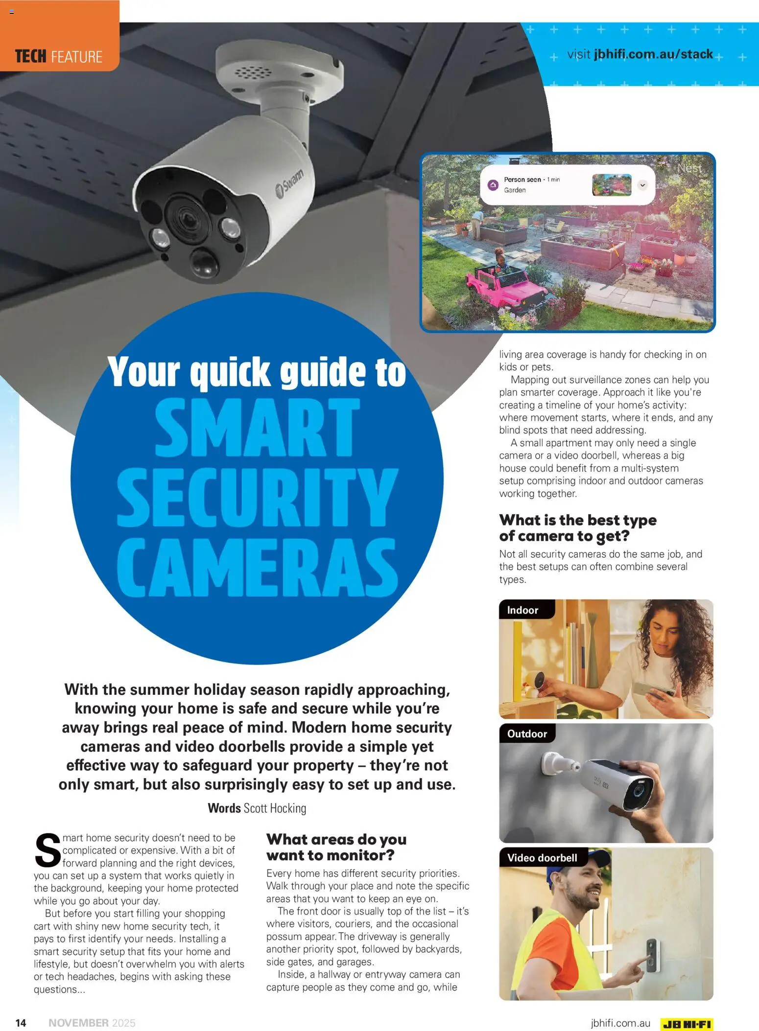 JB Hi-Fi catalogue - valid from 01.11.2025 | Page: 14 | Products: Door, Doorbell, Monitor, Safe