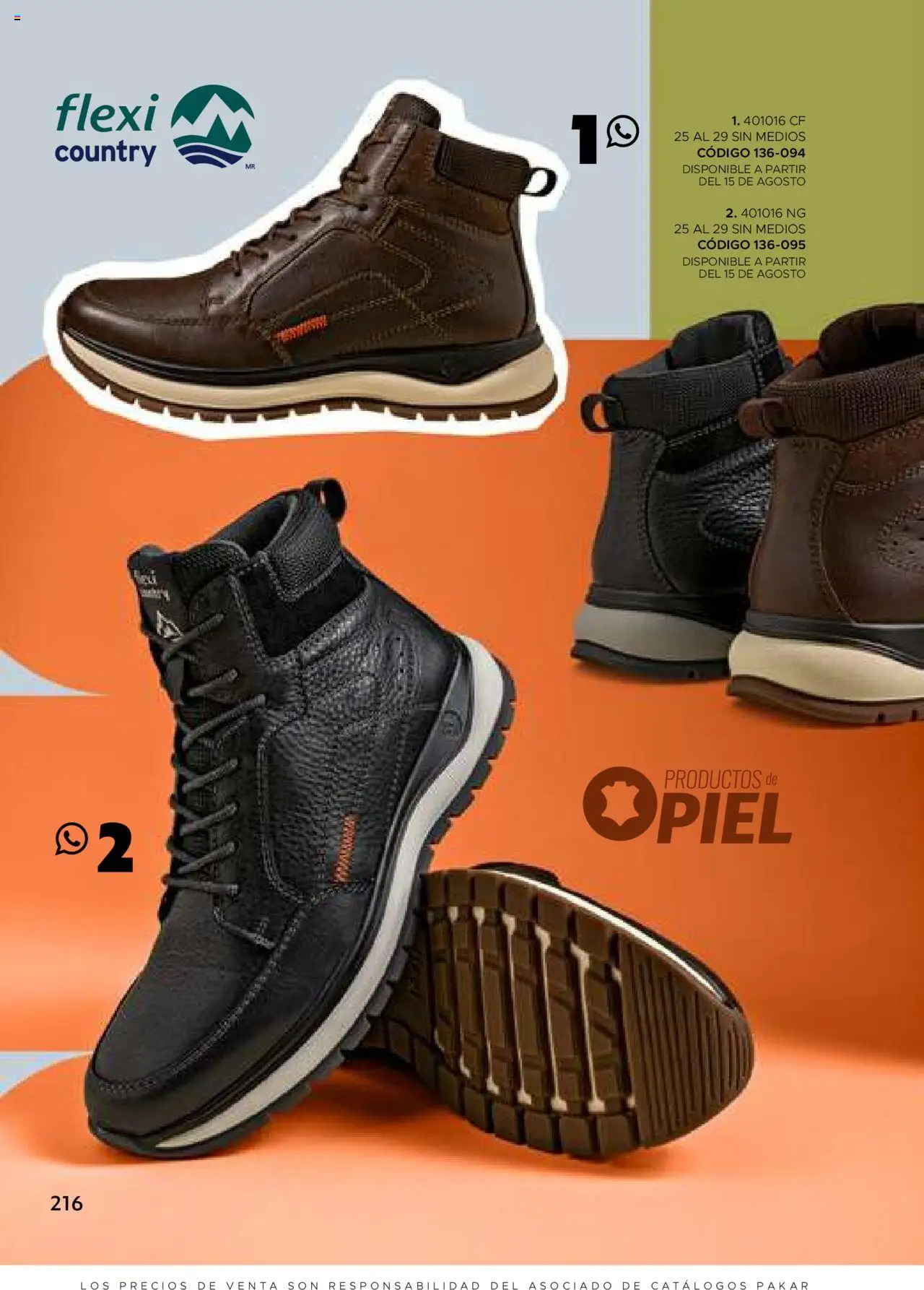 Nuevas ofertas de SC Pakar válidas en toda la República Mexicana desde el 24.07.2025. ¡Encuentra las mejores ofertas en SC Pakar - Catálogo Hombre otoño / invierno! | Página: 216