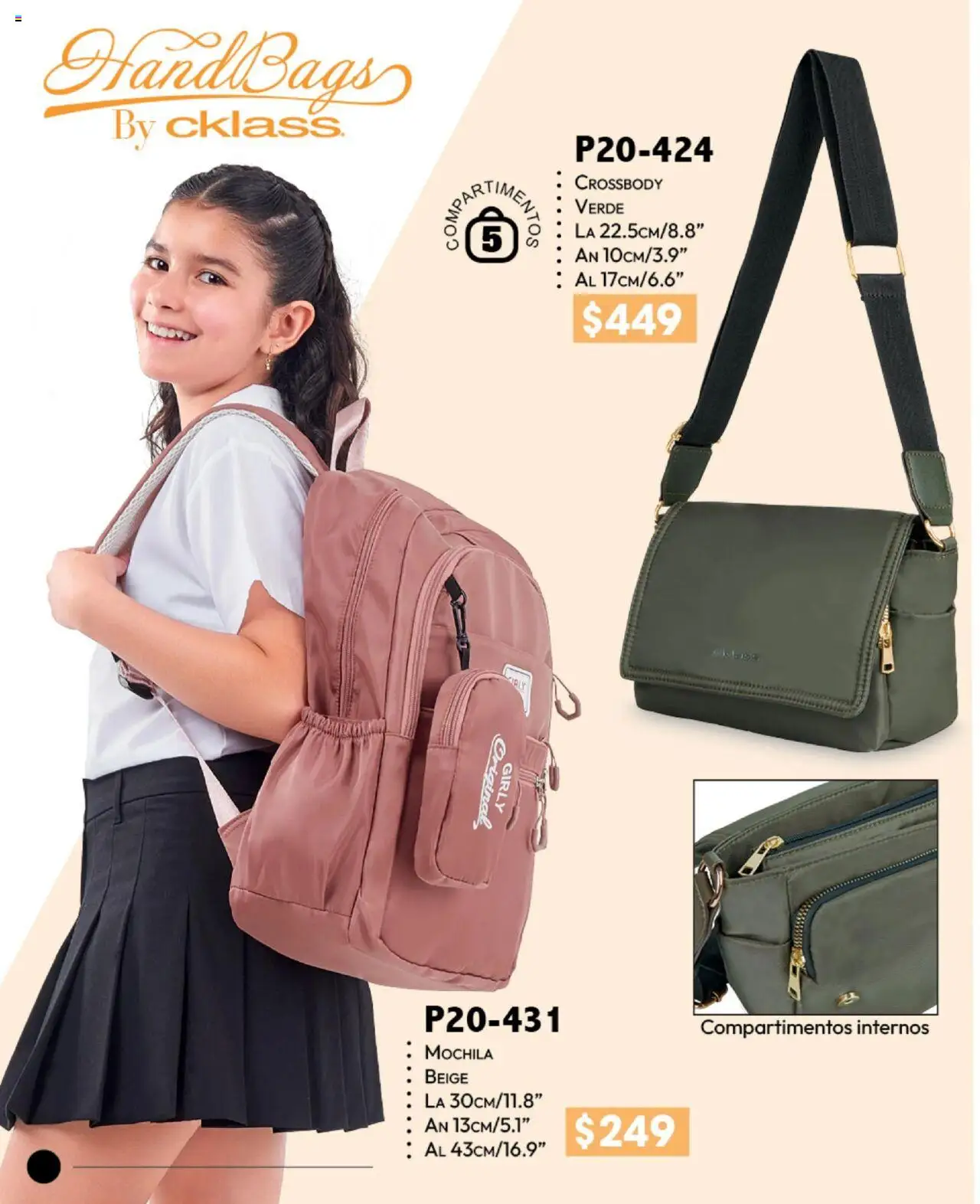Nuevas ofertas de Cklass válidas en toda la República Mexicana desde el 15.09.2025. ¡Encuentra las mejores ofertas en Cklass - Catálogo Home Invierno ! | Página: 35 | Productos: Mochila