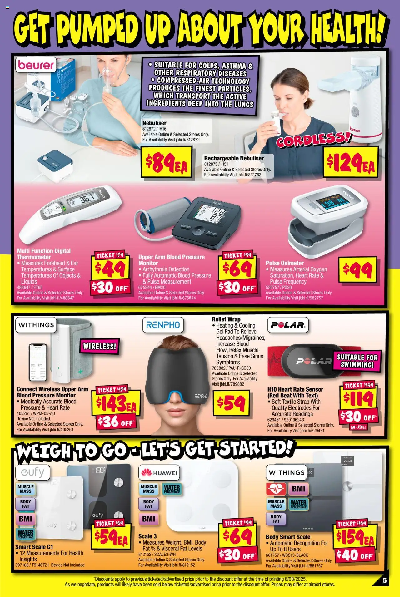 JB Hi-Fi catalogue - valid from 25.08.2025 | Page: 5 | Products: Digital, Monitor, Pulse Oximeter, Thermometer