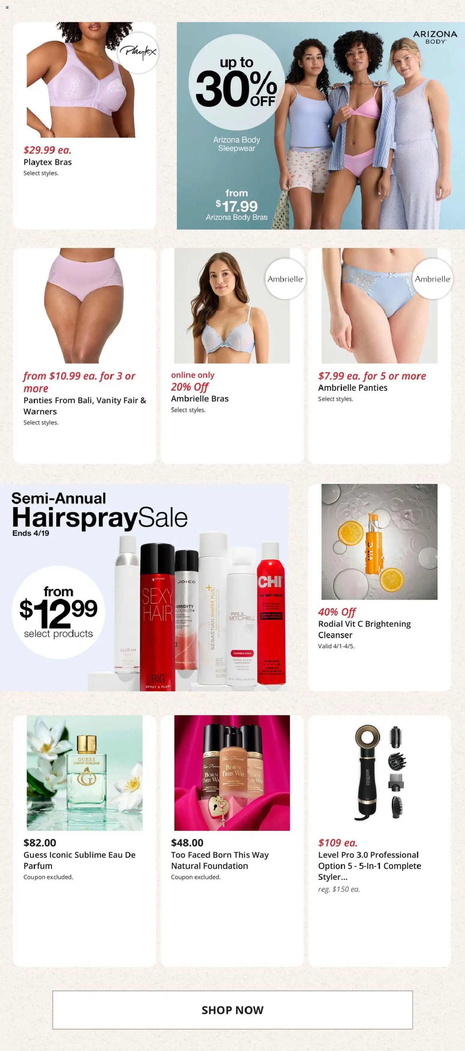 JCPenney Ad - valid from 01.04.2026 | Page: 6 | Products: Foundation, Panties